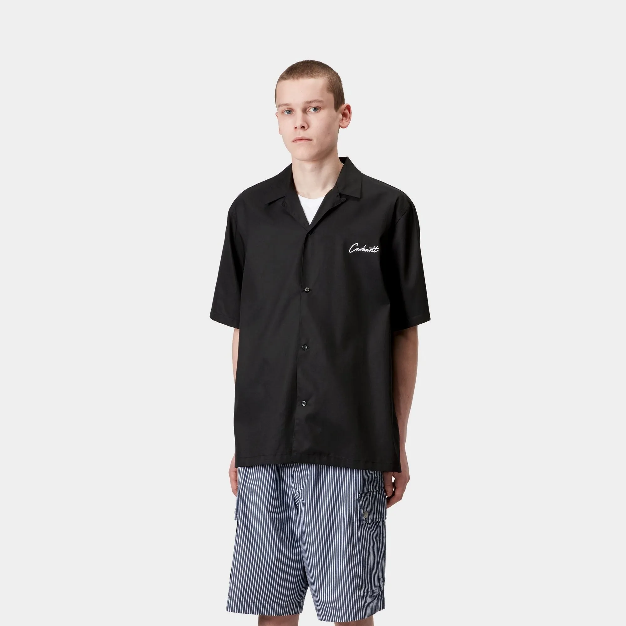 Delray Shirt | Black / White Carhartt WIP