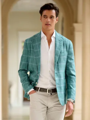 Denton Windowpane Check Blazer