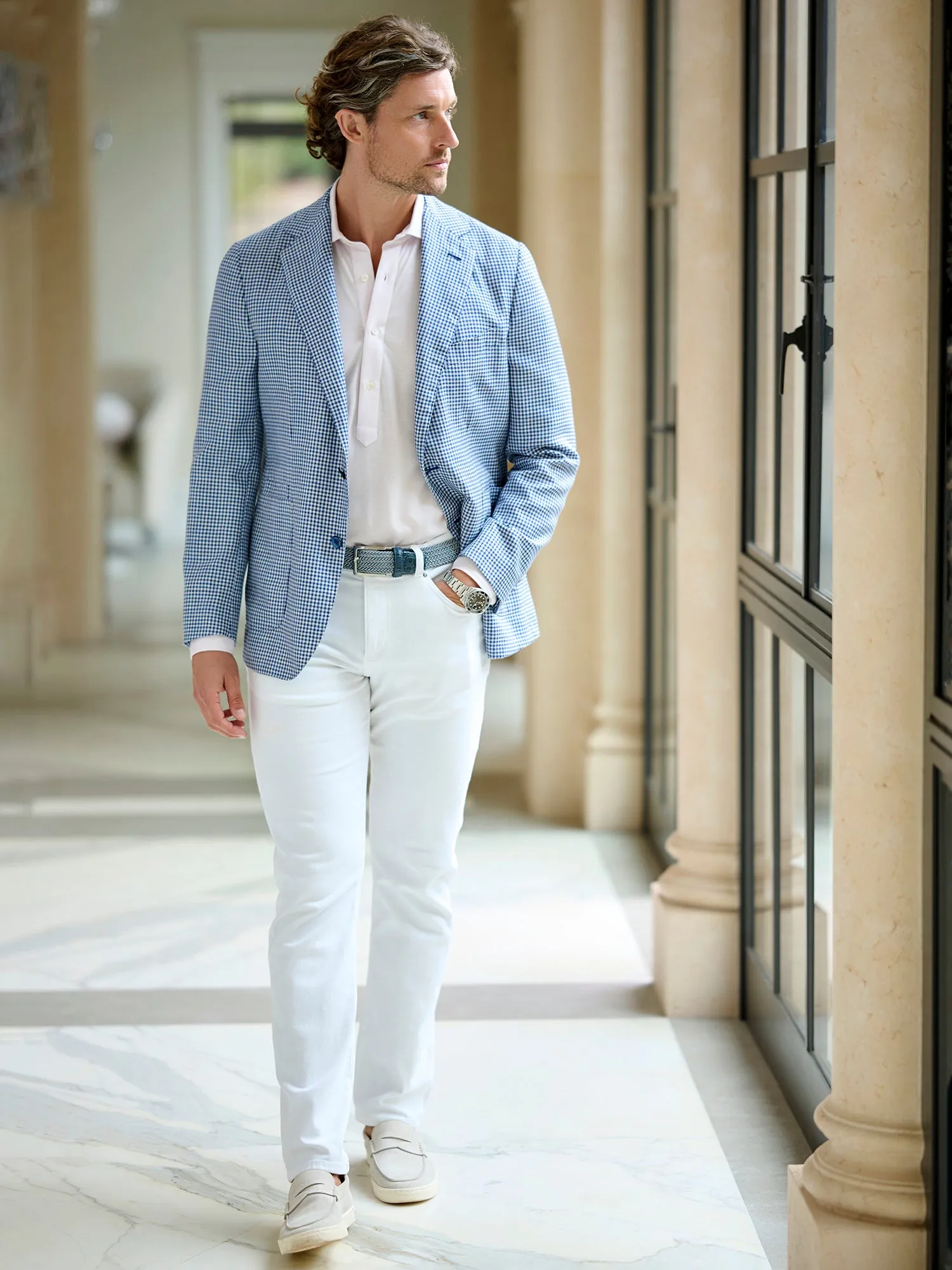 Deron Tattersall Check Blazer