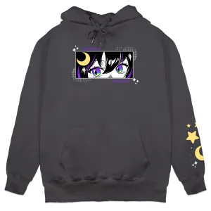 Destiny Moon Shining Stars Charcoal Hoodie