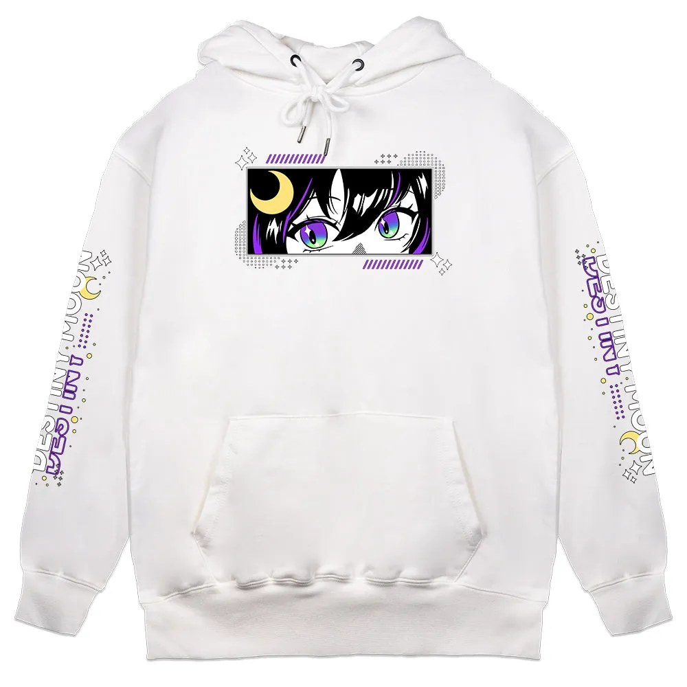 Destiny Moon White Hoodie