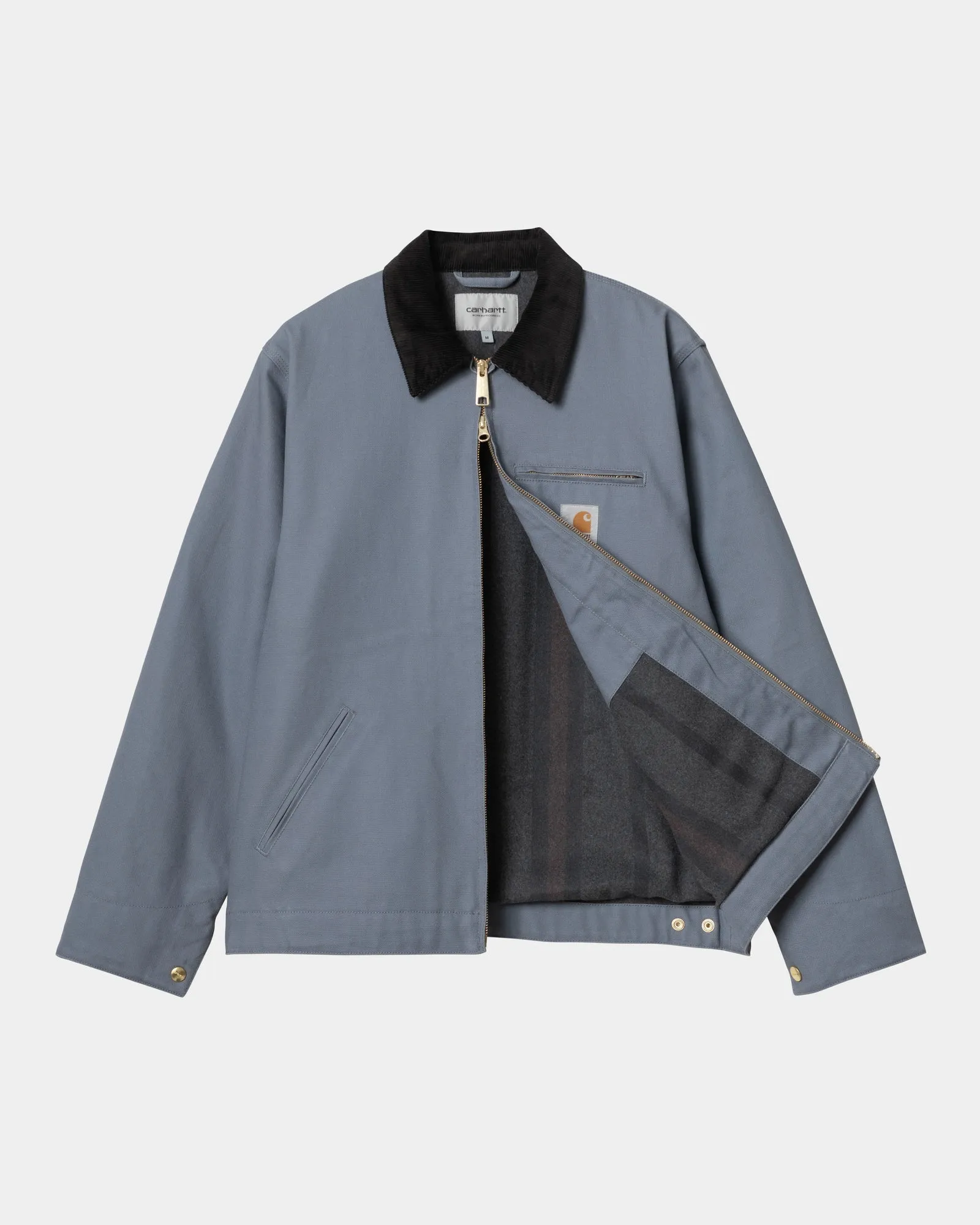 Detroit Jacket (Winter) | Dove Grey / Black (rigid) Carhartt WIP