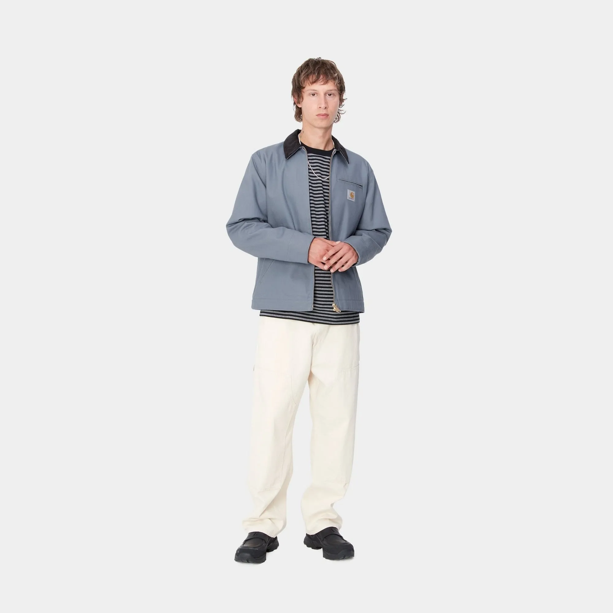 Detroit Jacket (Winter) | Dove Grey / Black (rigid) Carhartt WIP