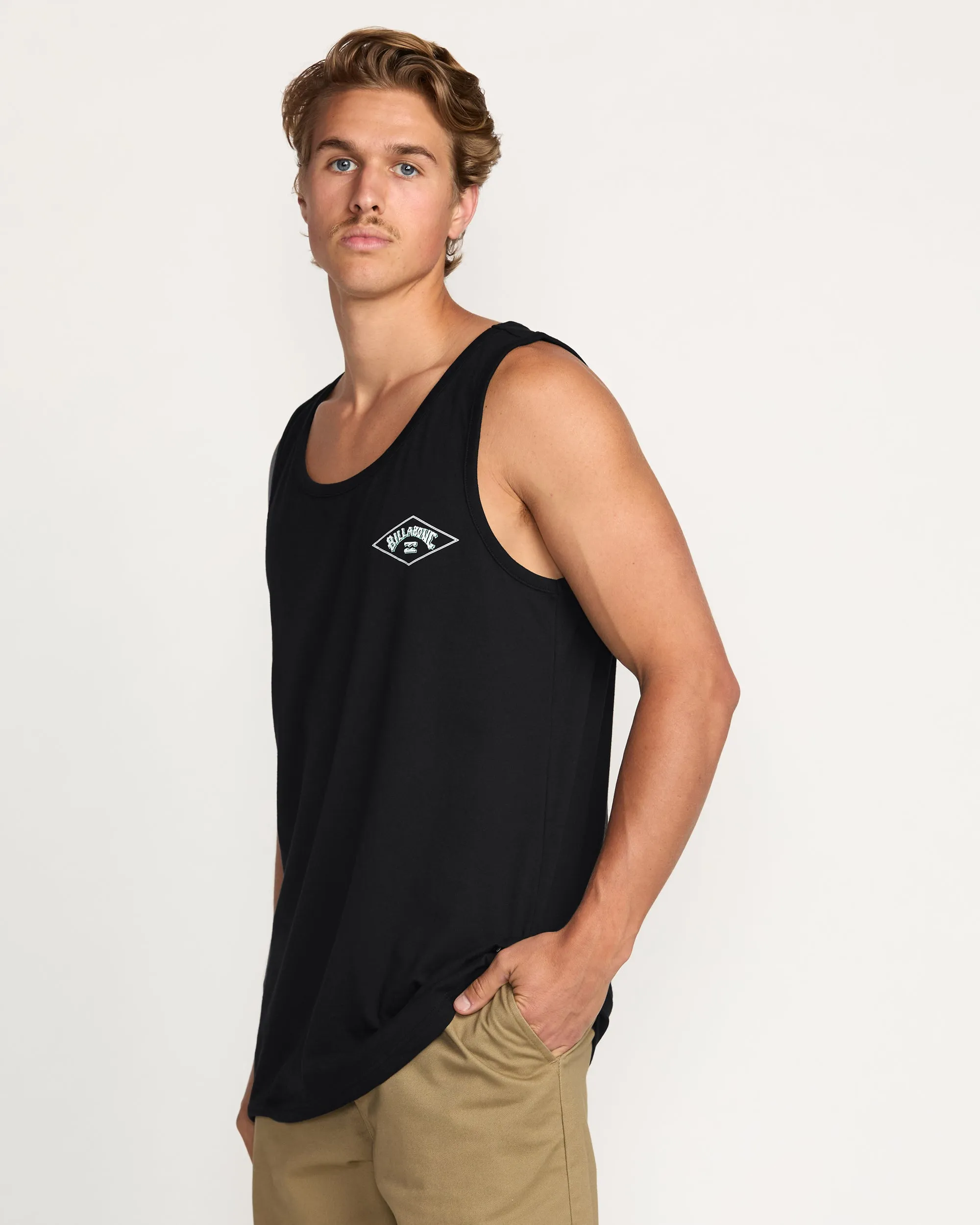 Diamond Arch Premium Tank - Black Billabong
