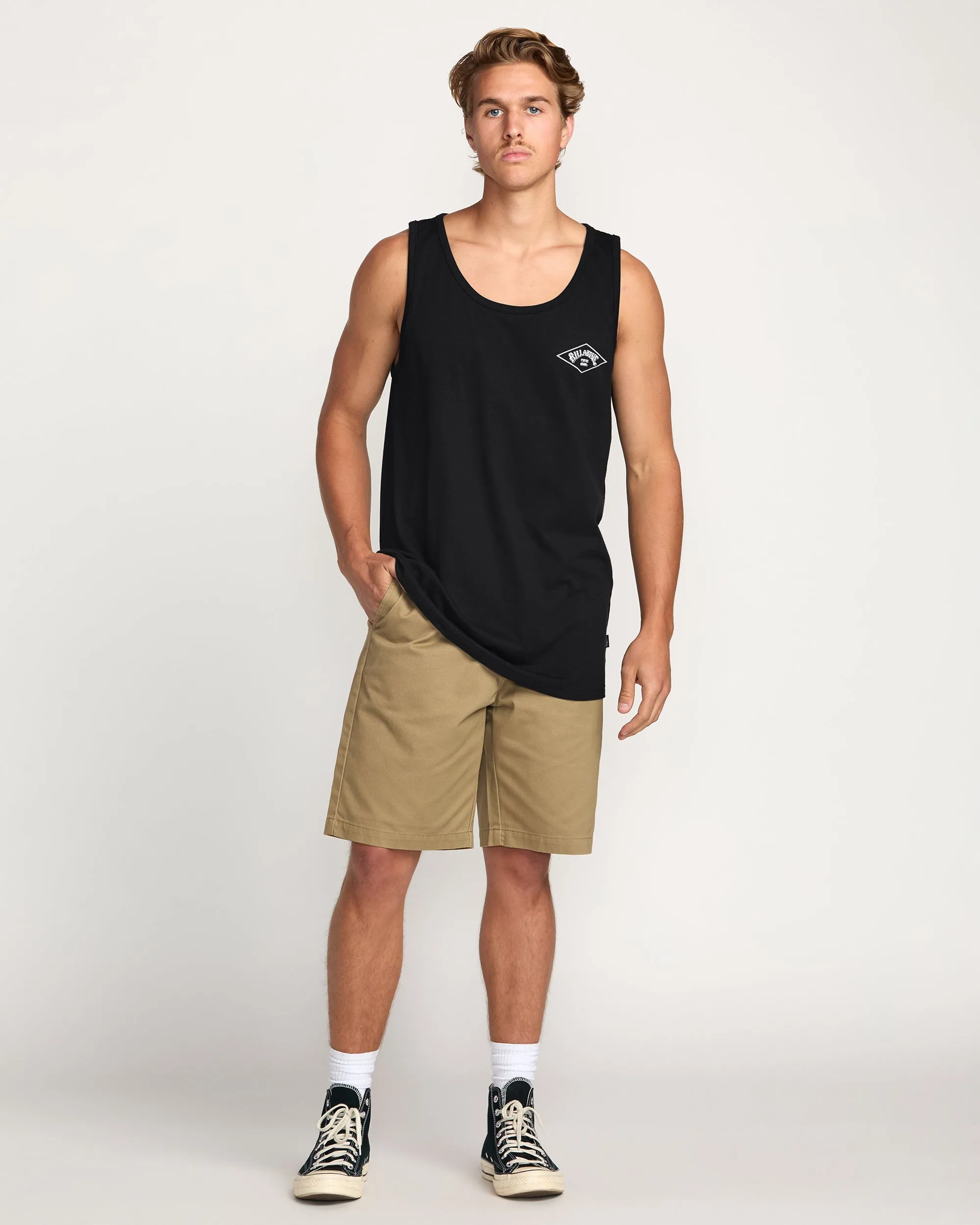 Diamond Arch Premium Tank - Black Billabong