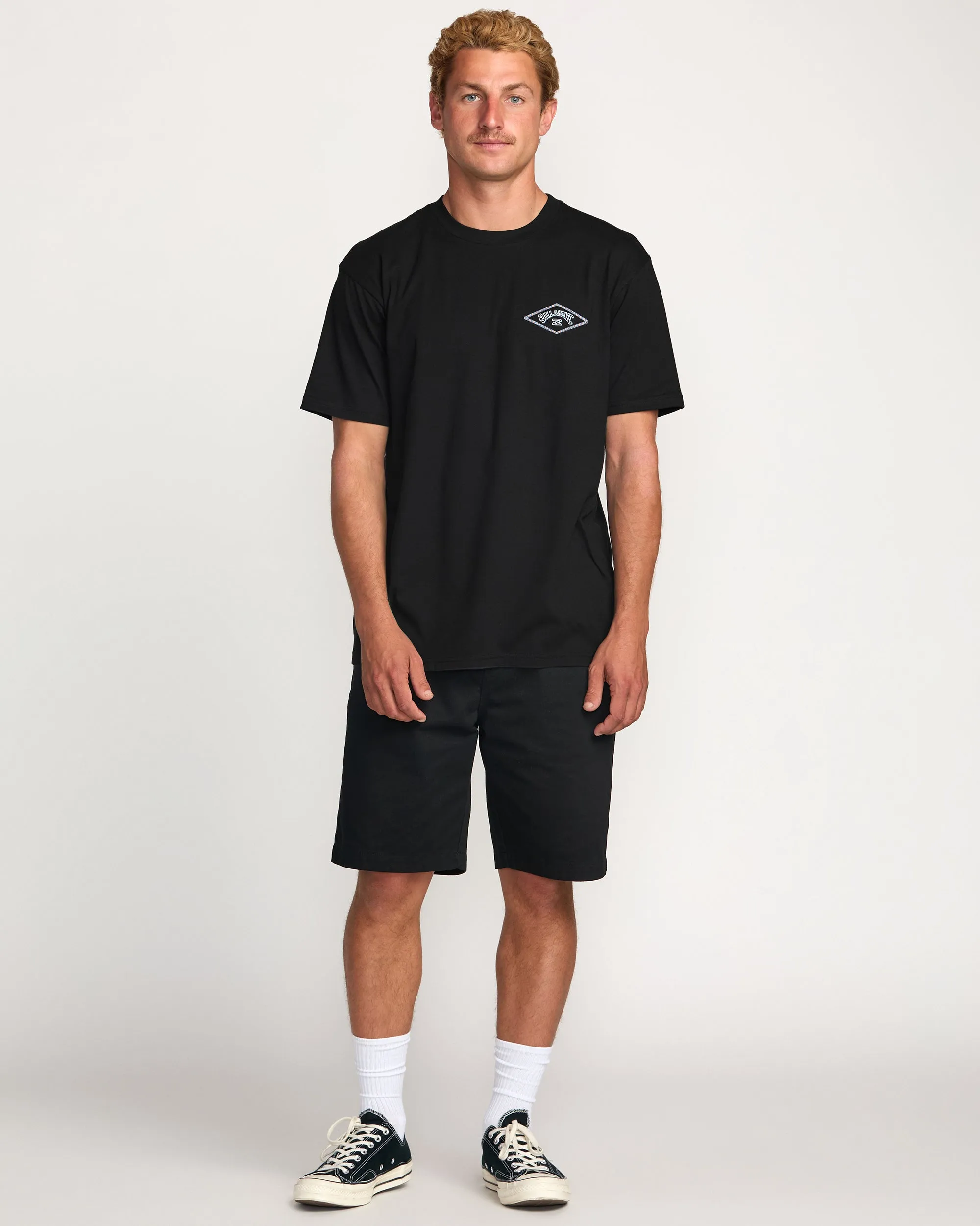 Diamond Arch Premium Tee - Black Billabong