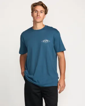 Diamond Arch Premium Tee - Deep Blue Billabong