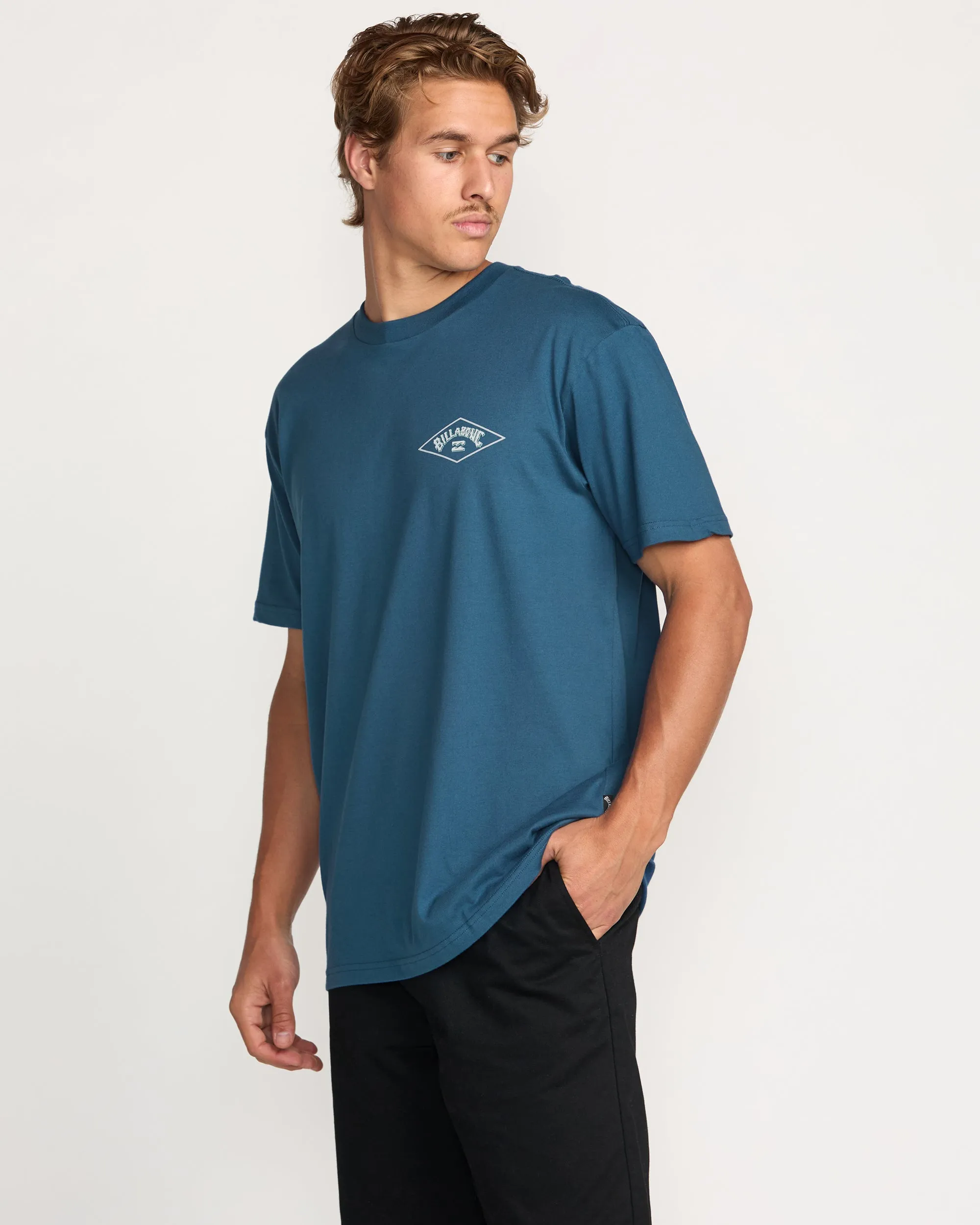 Diamond Arch Premium Tee - Deep Blue Billabong