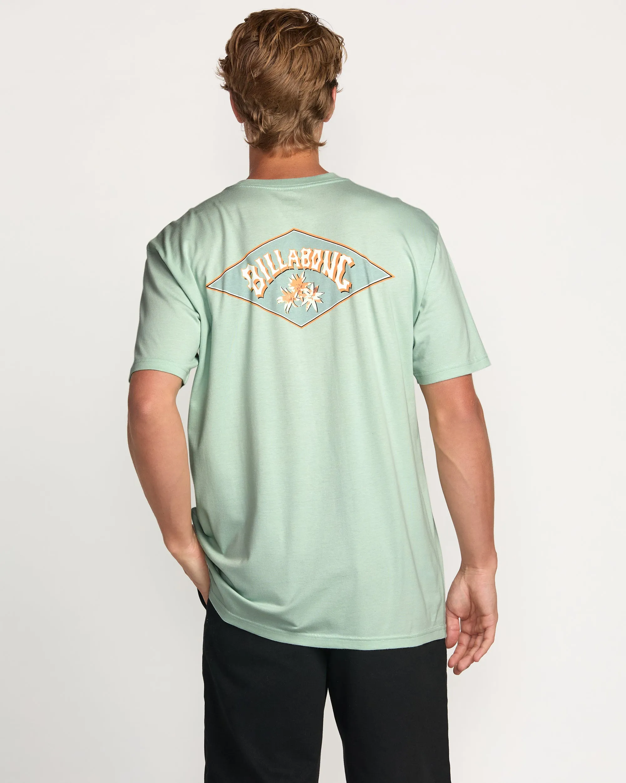 Diamond Arch Premium Tee - Seafoam Billabong