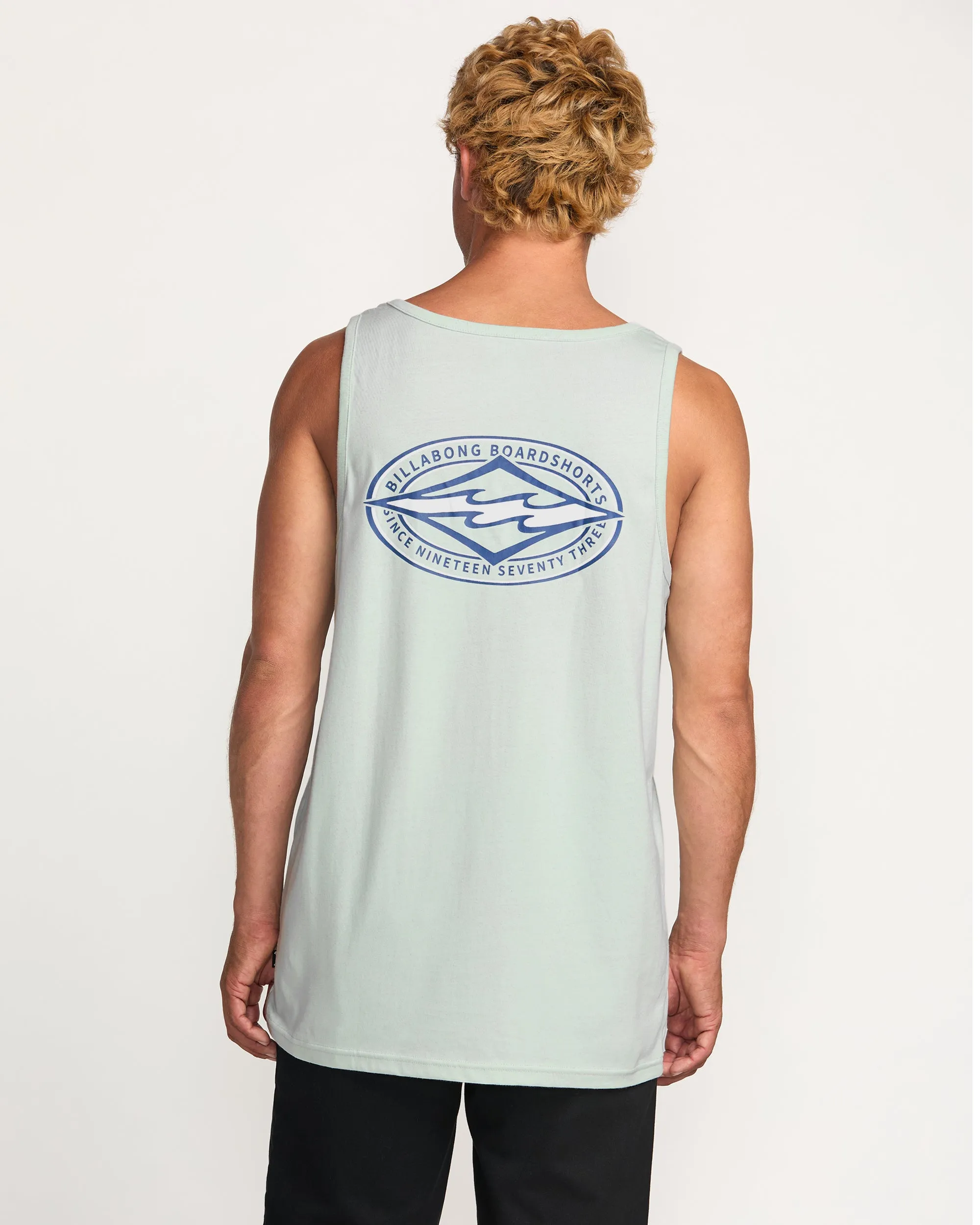Diamond Vision Premium Tank - Ash Blue Billabong