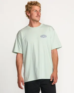Diamond Vision Regular Tee - Ash Blue Billabong