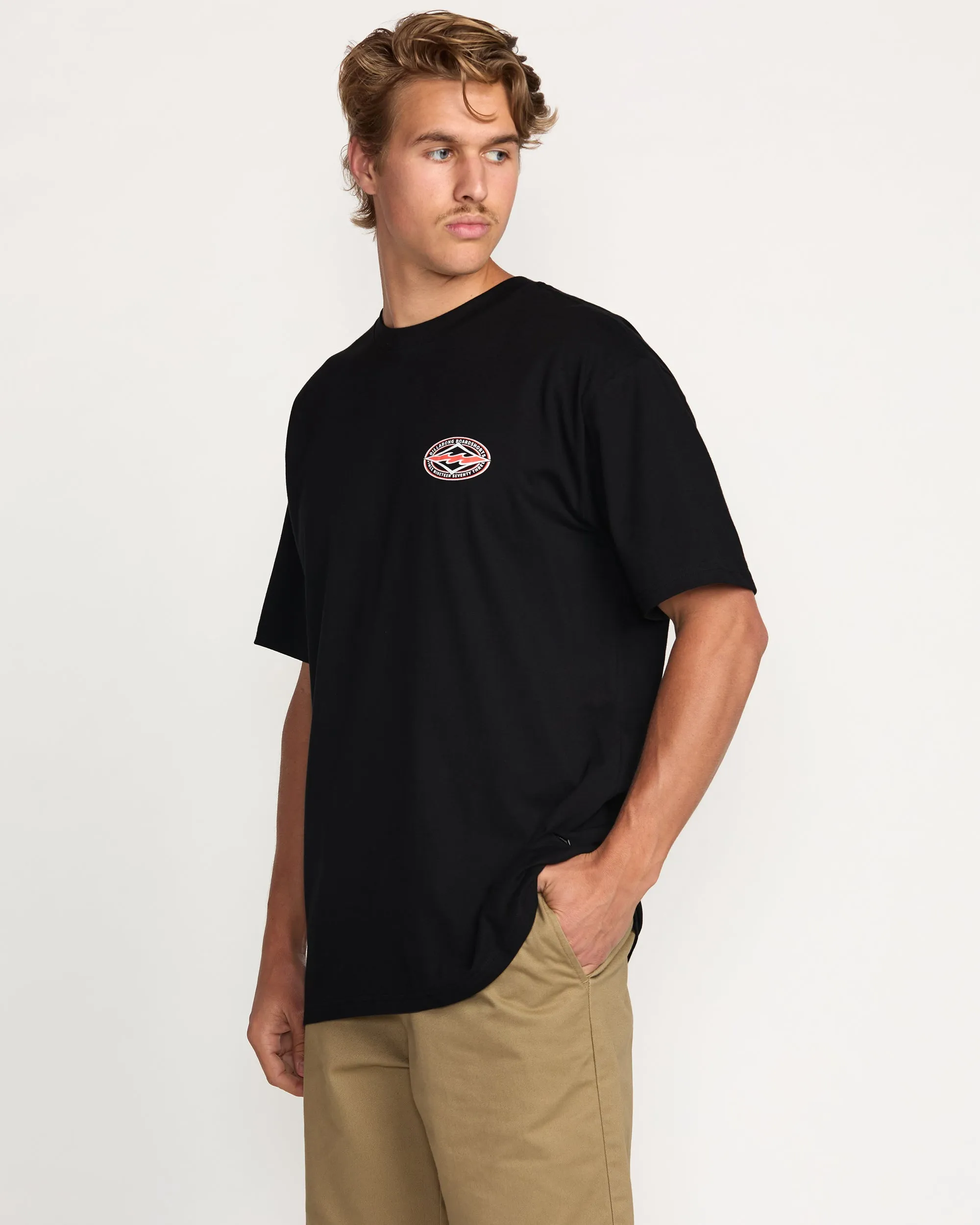 Diamond Vision Regular Tee - Black Billabong