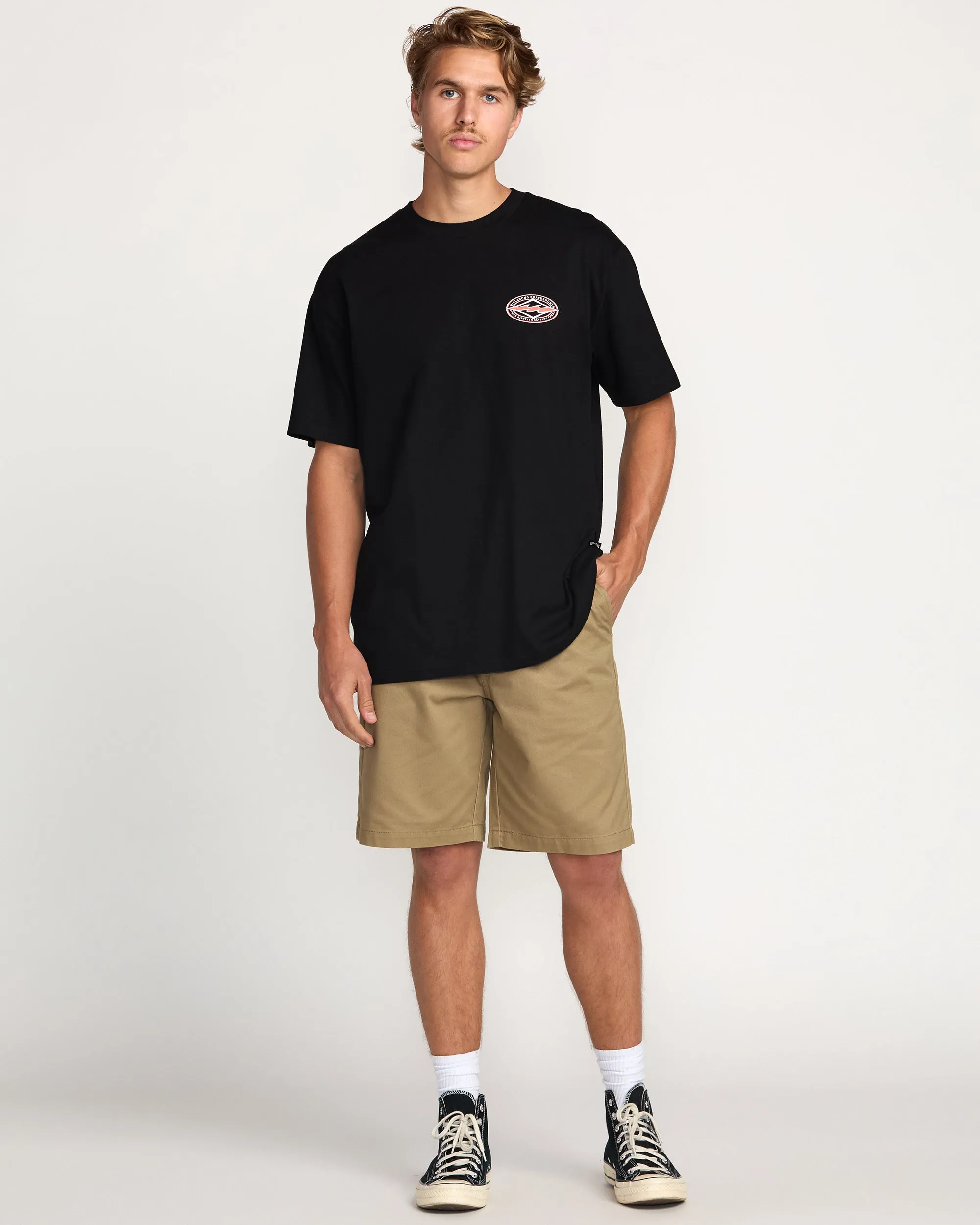 Diamond Vision Regular Tee - Black Billabong