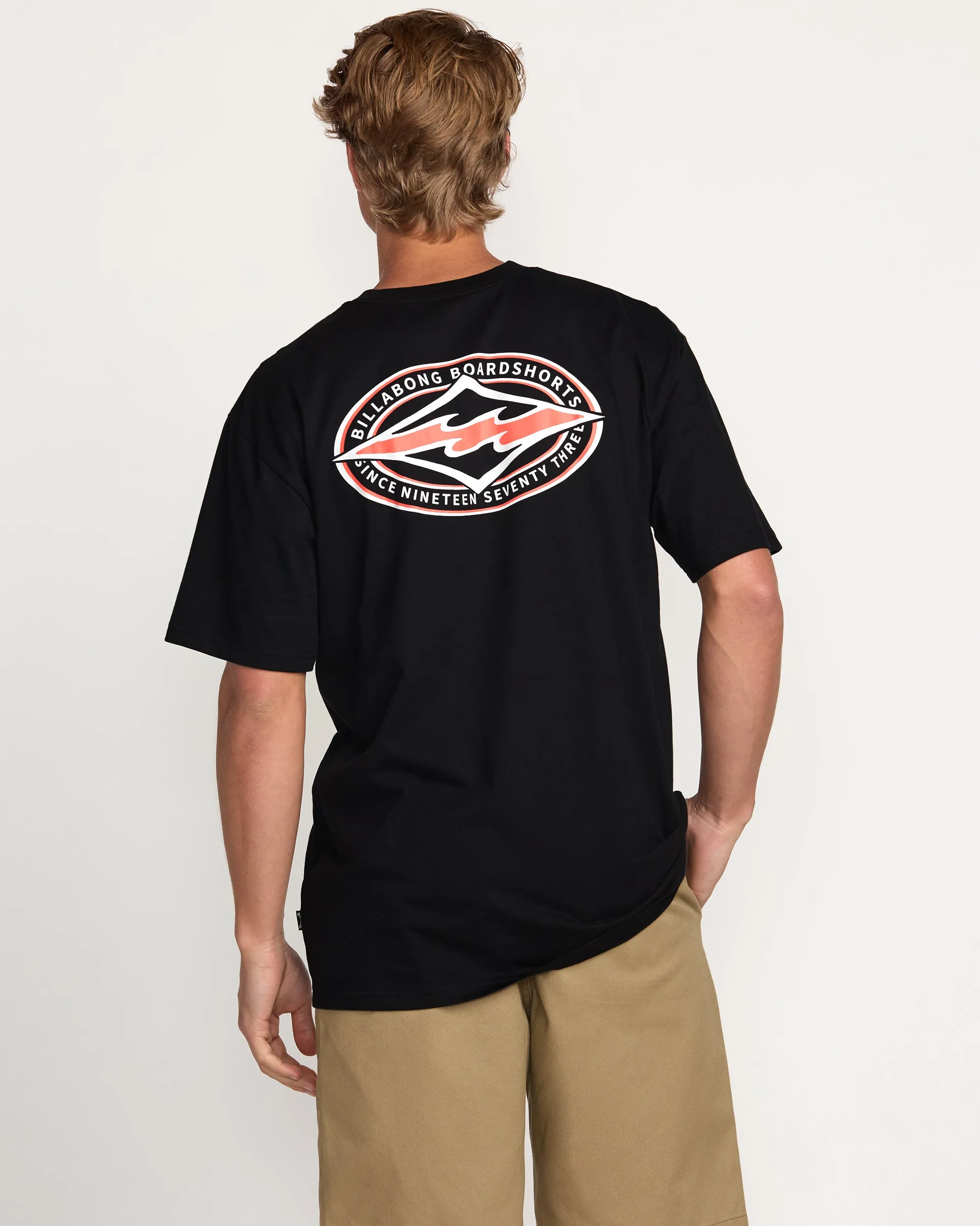 Diamond Vision Regular Tee - Black Billabong