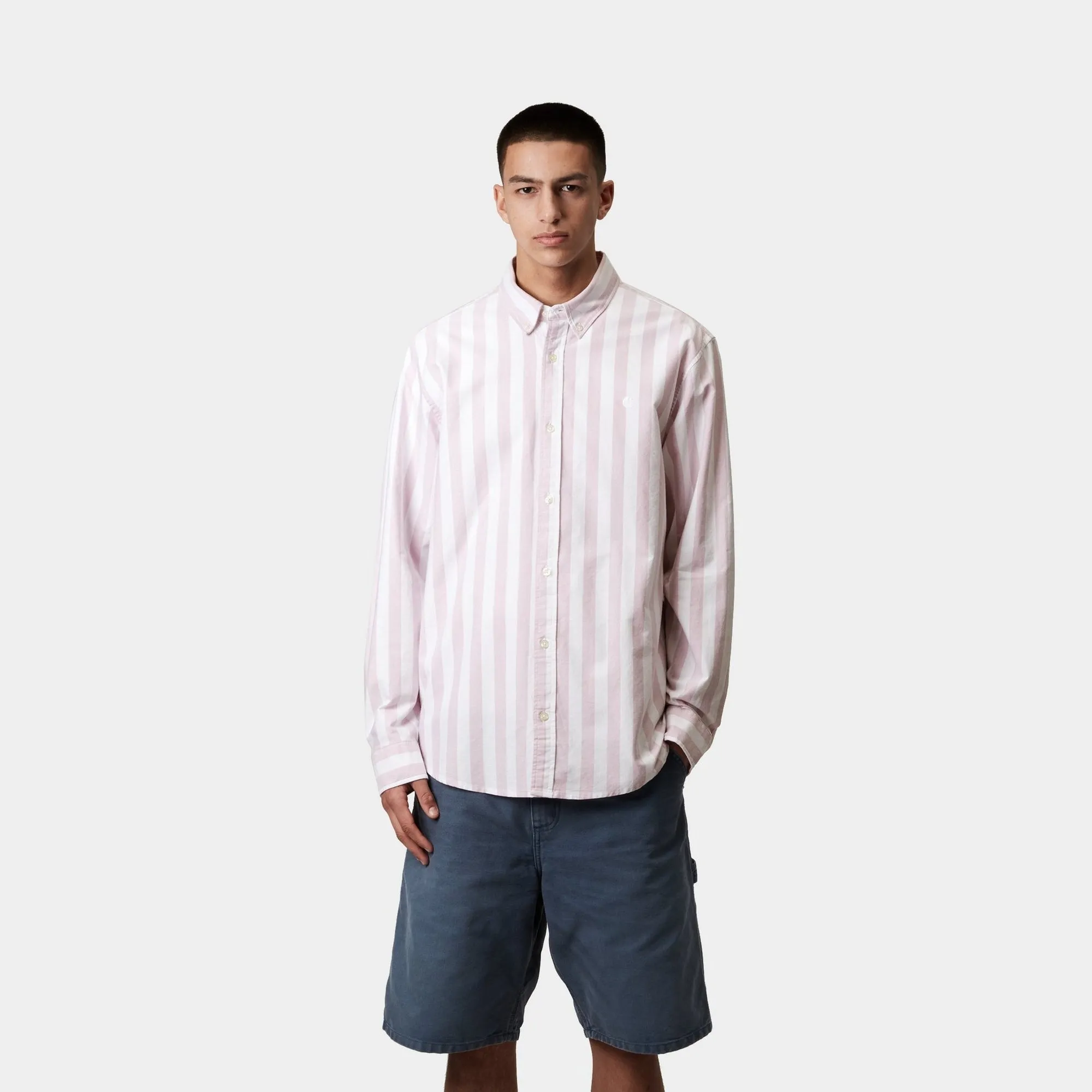 Dillion Stripe Shirt | Hortensia / White Carhartt WIP