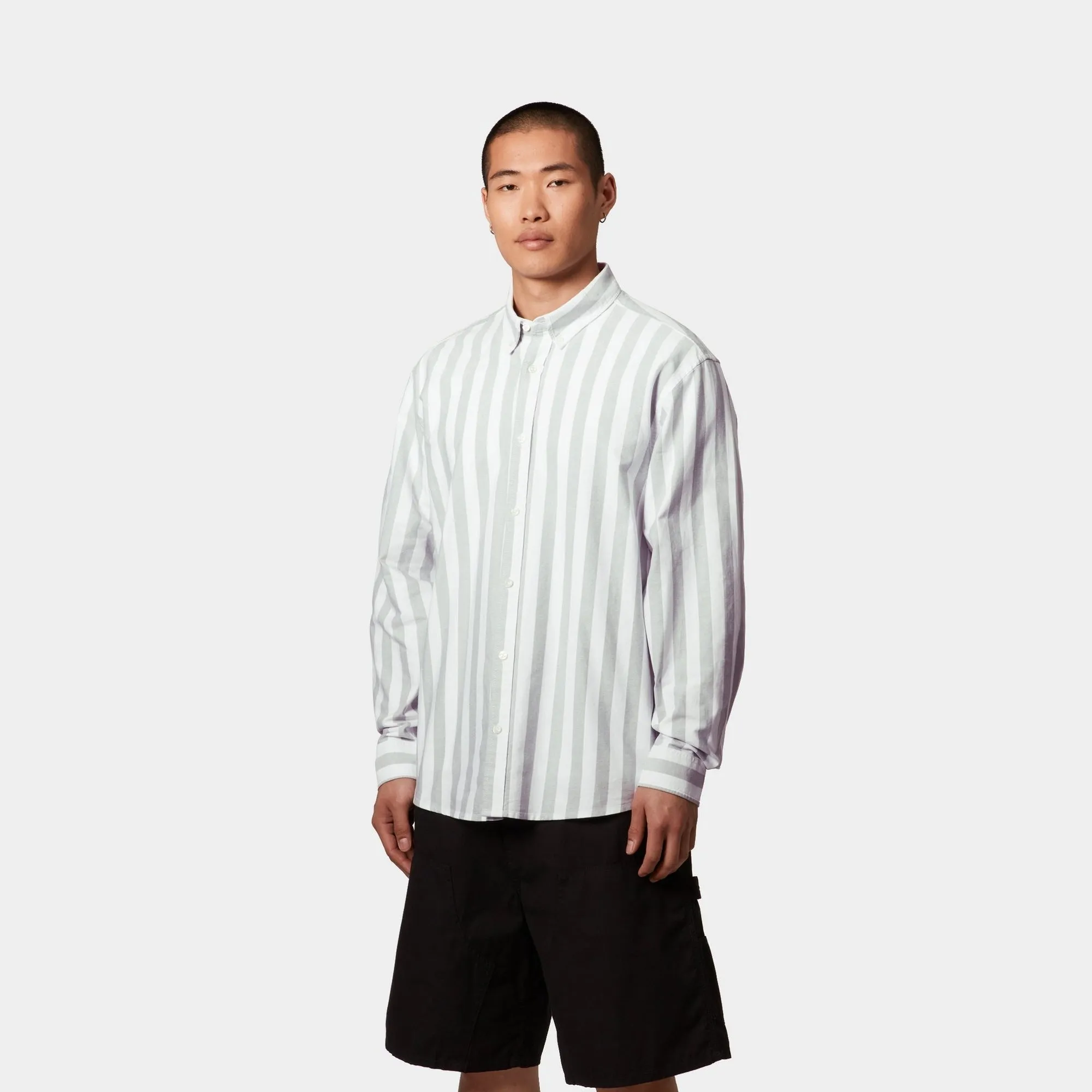 Dillion Stripe Shirt | Park / White Carhartt WIP