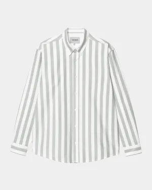 Dillion Stripe Shirt | Park / White Carhartt WIP