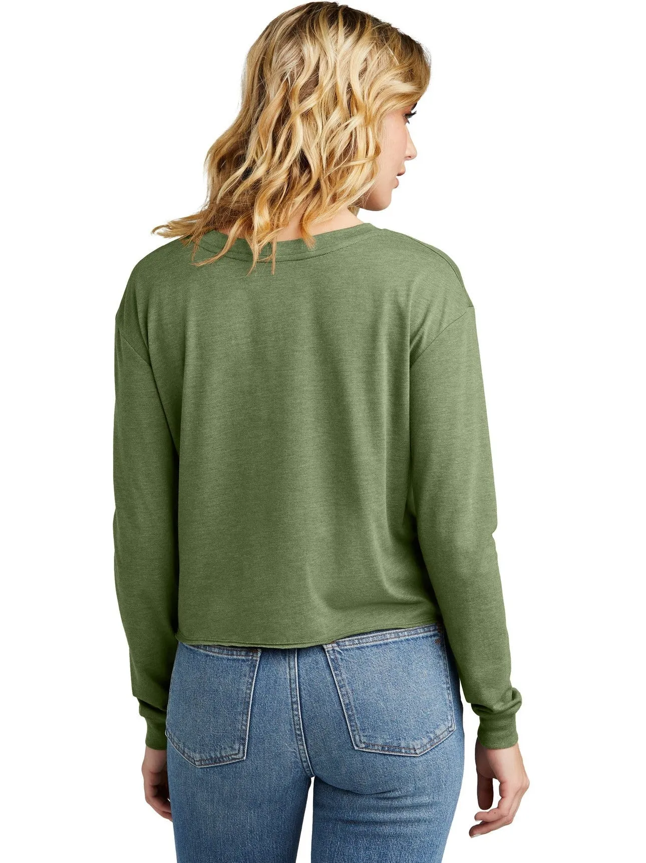 District Ladies Perfect Tri Midi Long Sleeve Tee