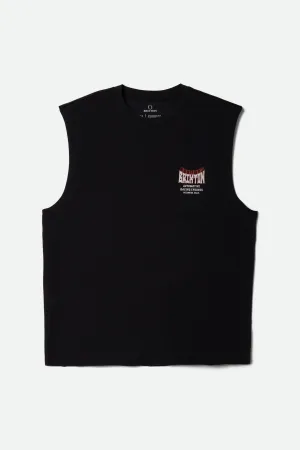 Division Muscle Tank Top - Black Brixton