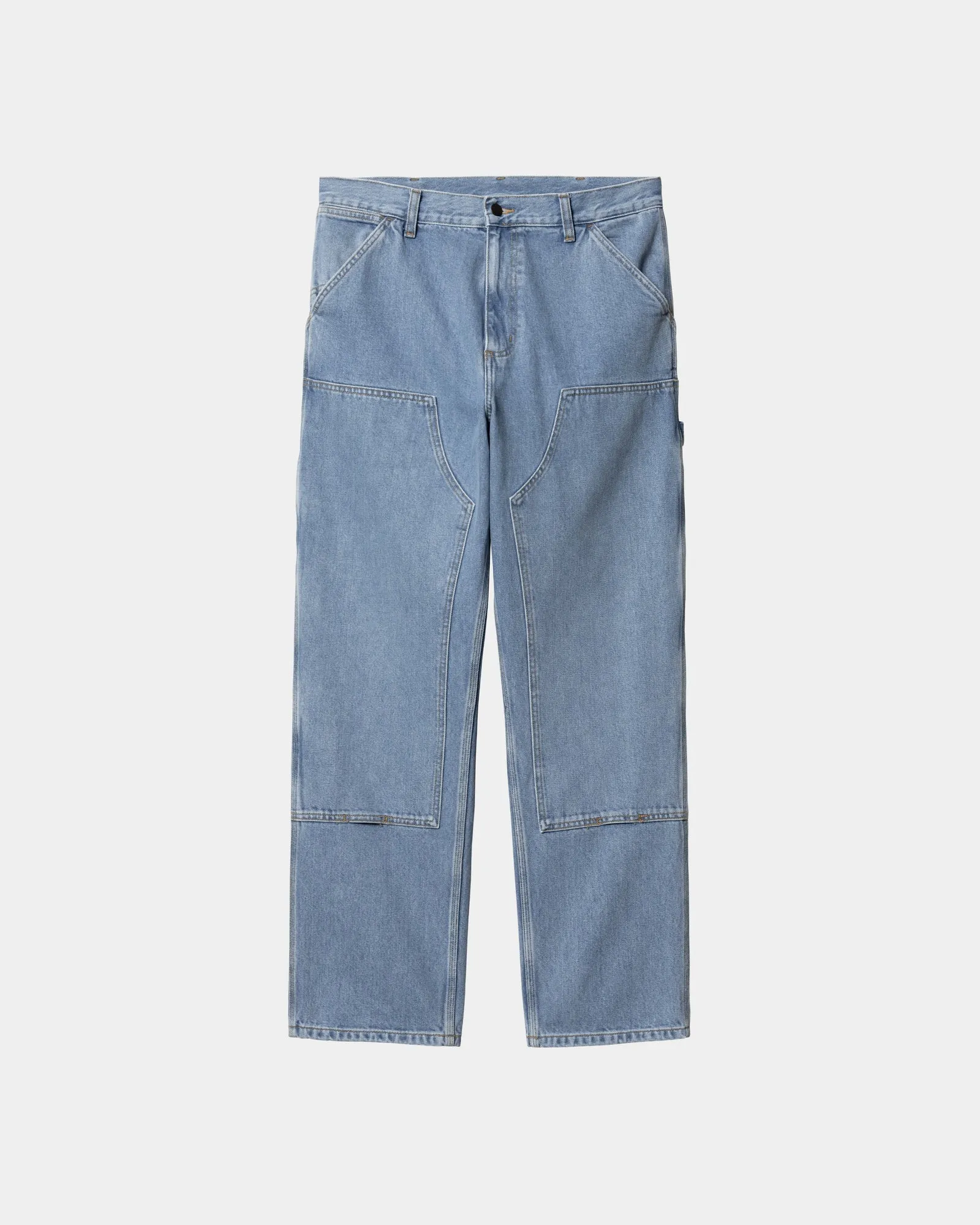 Double Knee Pant - Denim | Blue (stone bleached) Carhartt WIP