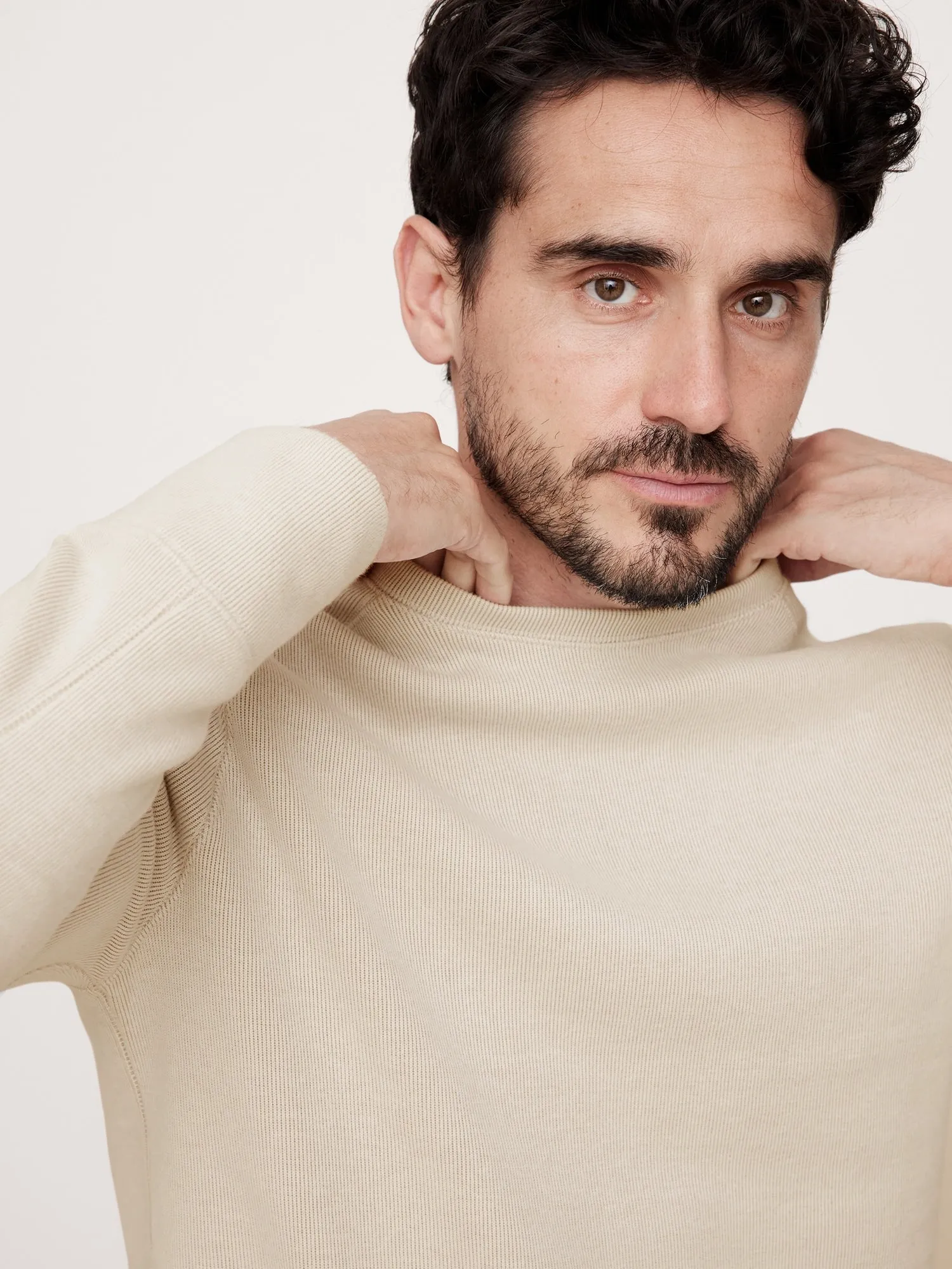 Double-Knit Sweatshirt Banana Republic