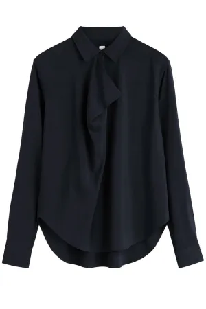 Drape-Front Shirt