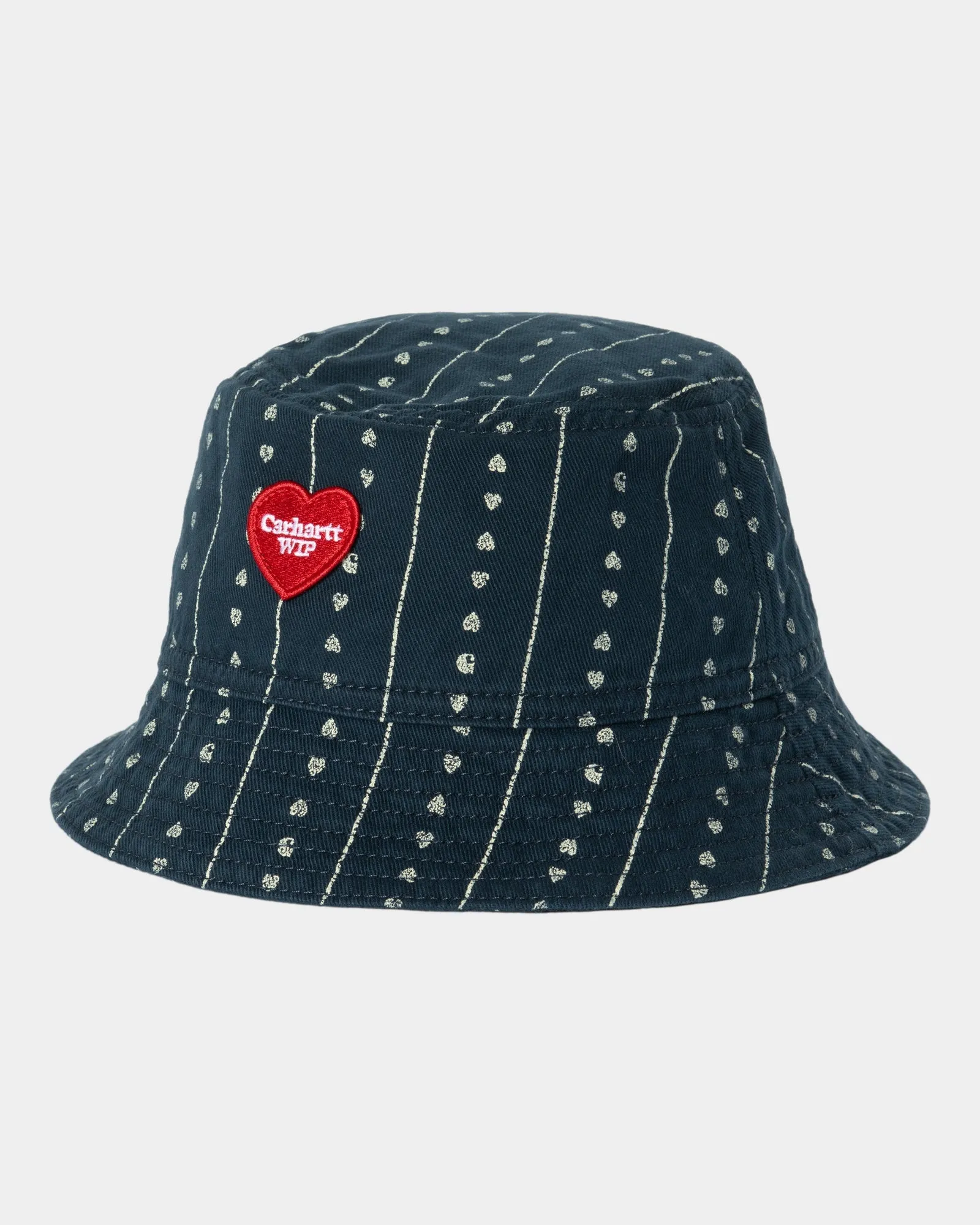 Drewe Bucket Hat | Ink / Natural Heart C Pinstripe Carhartt WIP