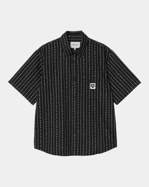 Drewe Shirt | Black / Natural Heart C Pinstripe Carhartt WIP