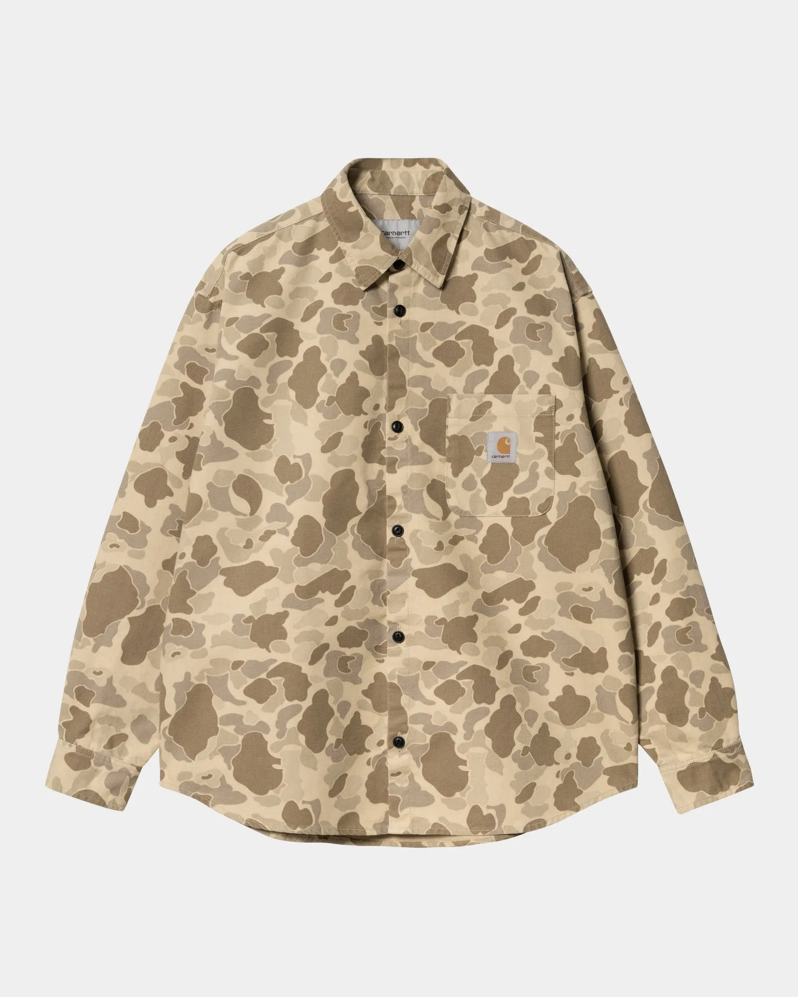 Duck Camo Shirt | Desert (stone washed) Carhartt WIP