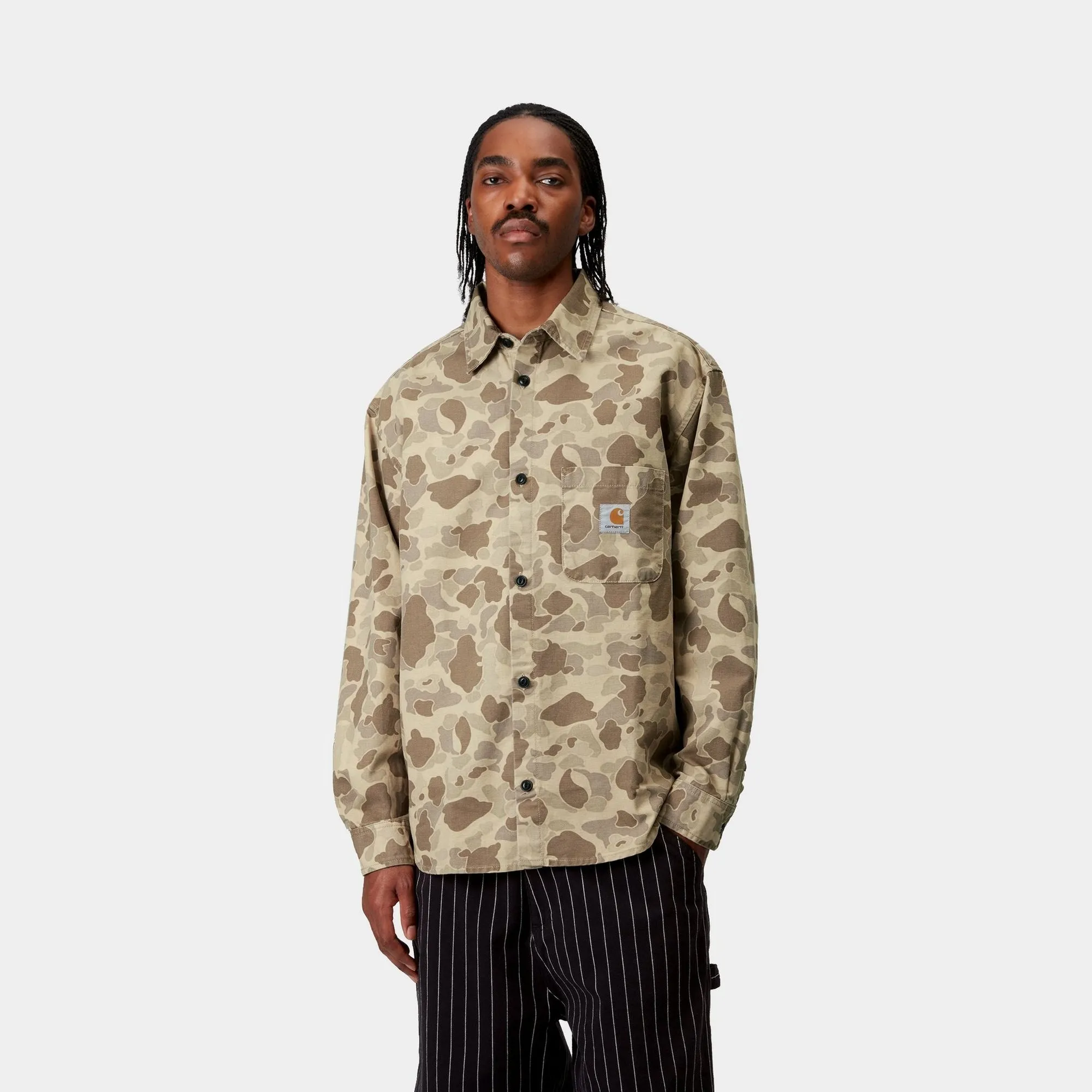 Duck Camo Shirt | Desert (stone washed) Carhartt WIP