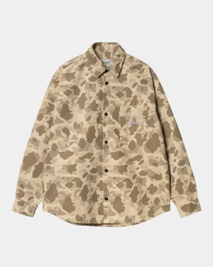 Duck Camo Shirt | Desert (stone washed) Carhartt WIP