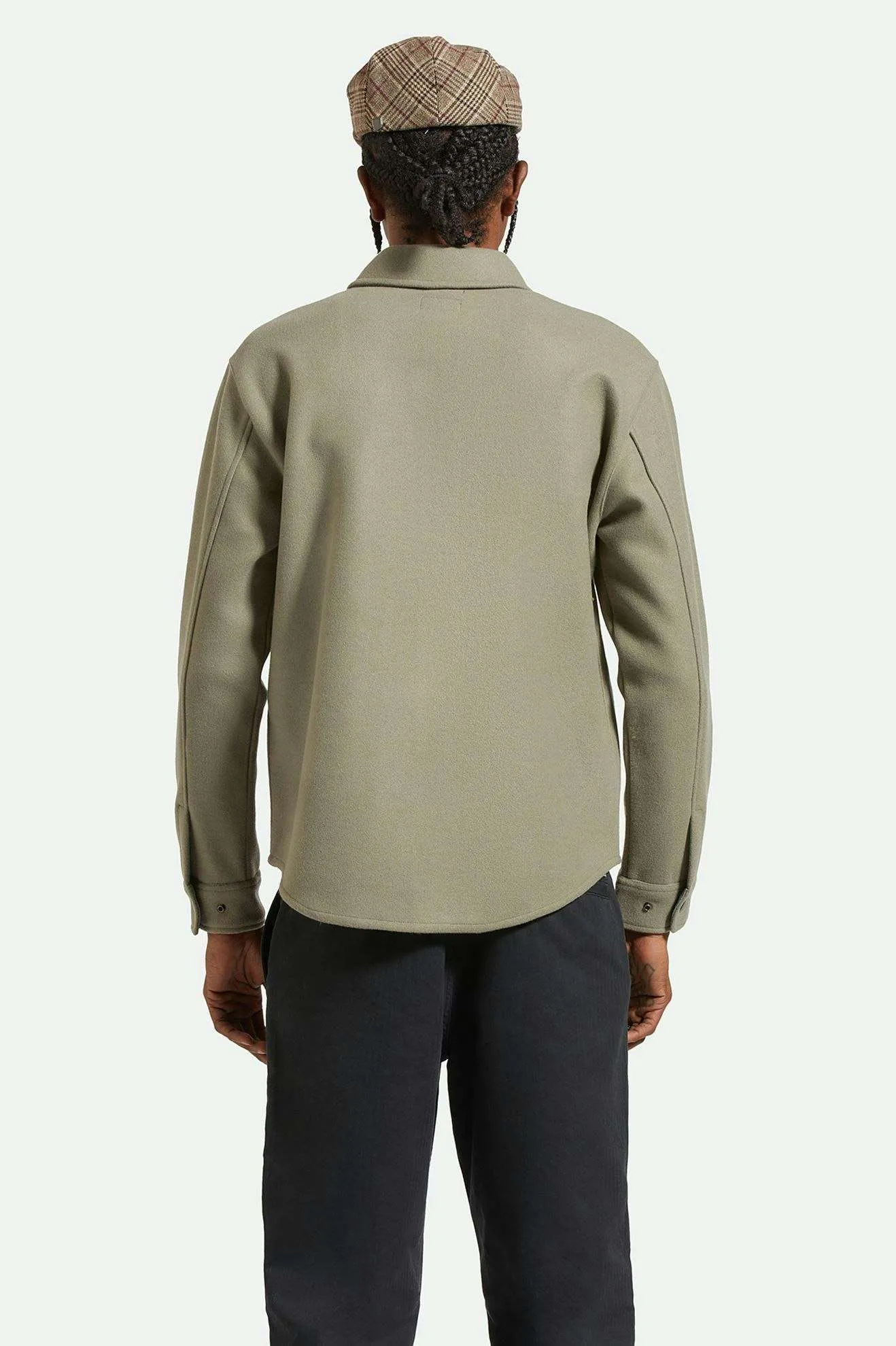 Durham Felted Stretch Jacket - Vetiver Brixton
