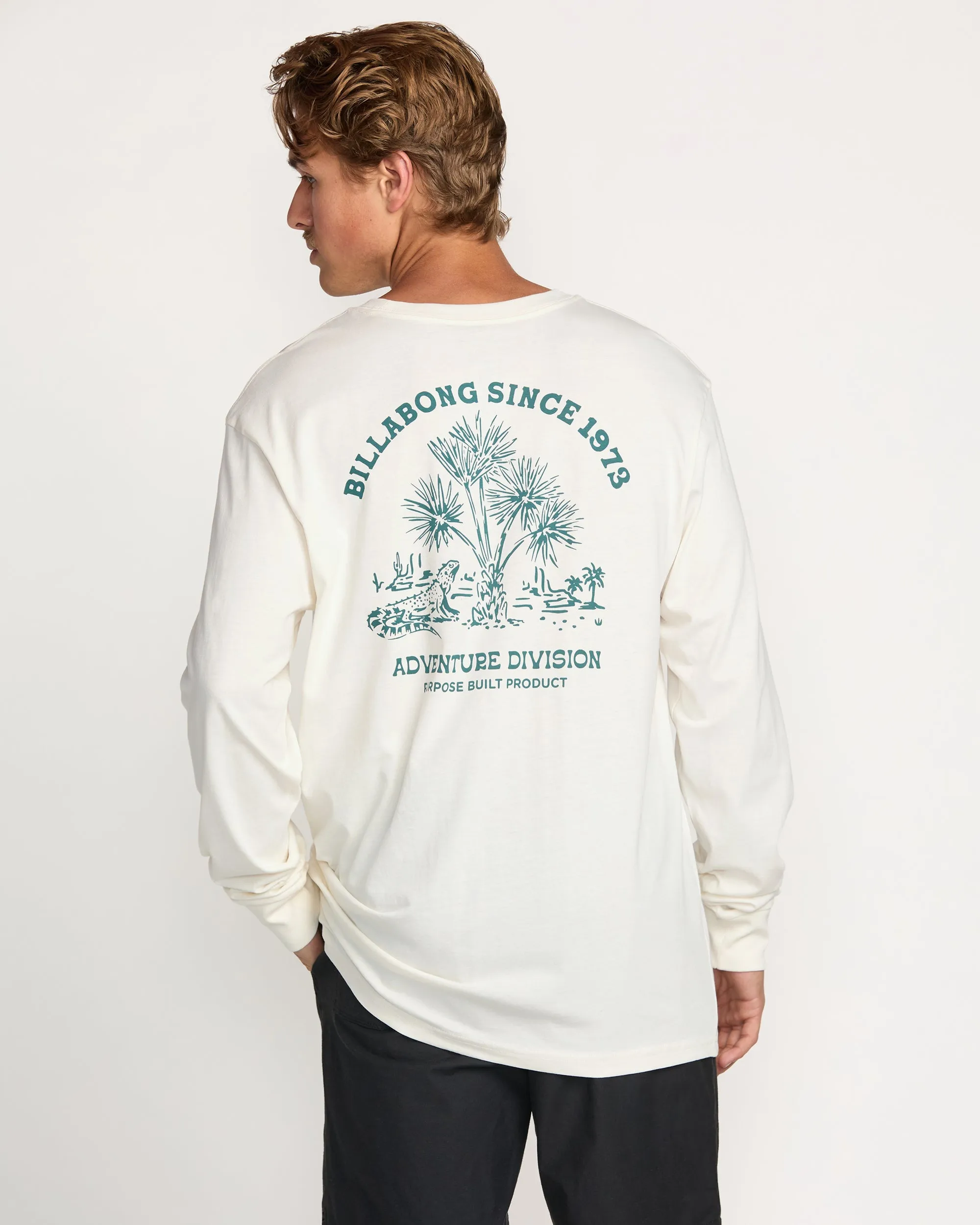 Dusty Road A/Div Long Sleeve Tee - Off White Billabong
