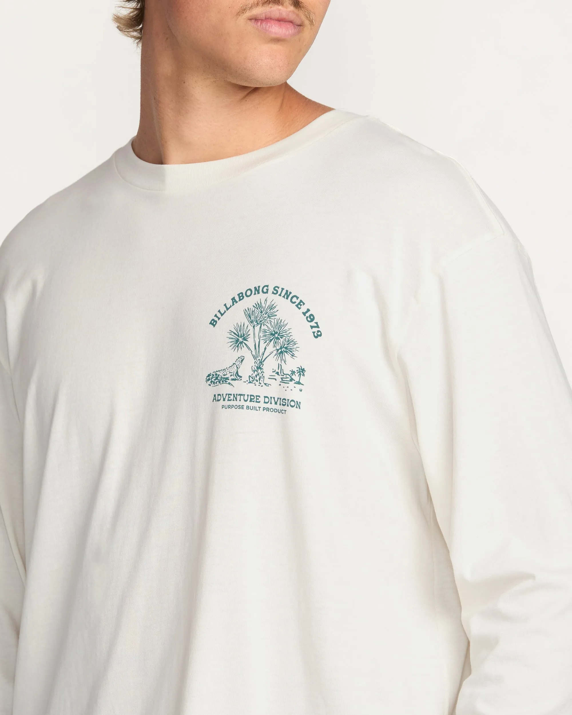 Dusty Road A/Div Long Sleeve Tee - Off White Billabong