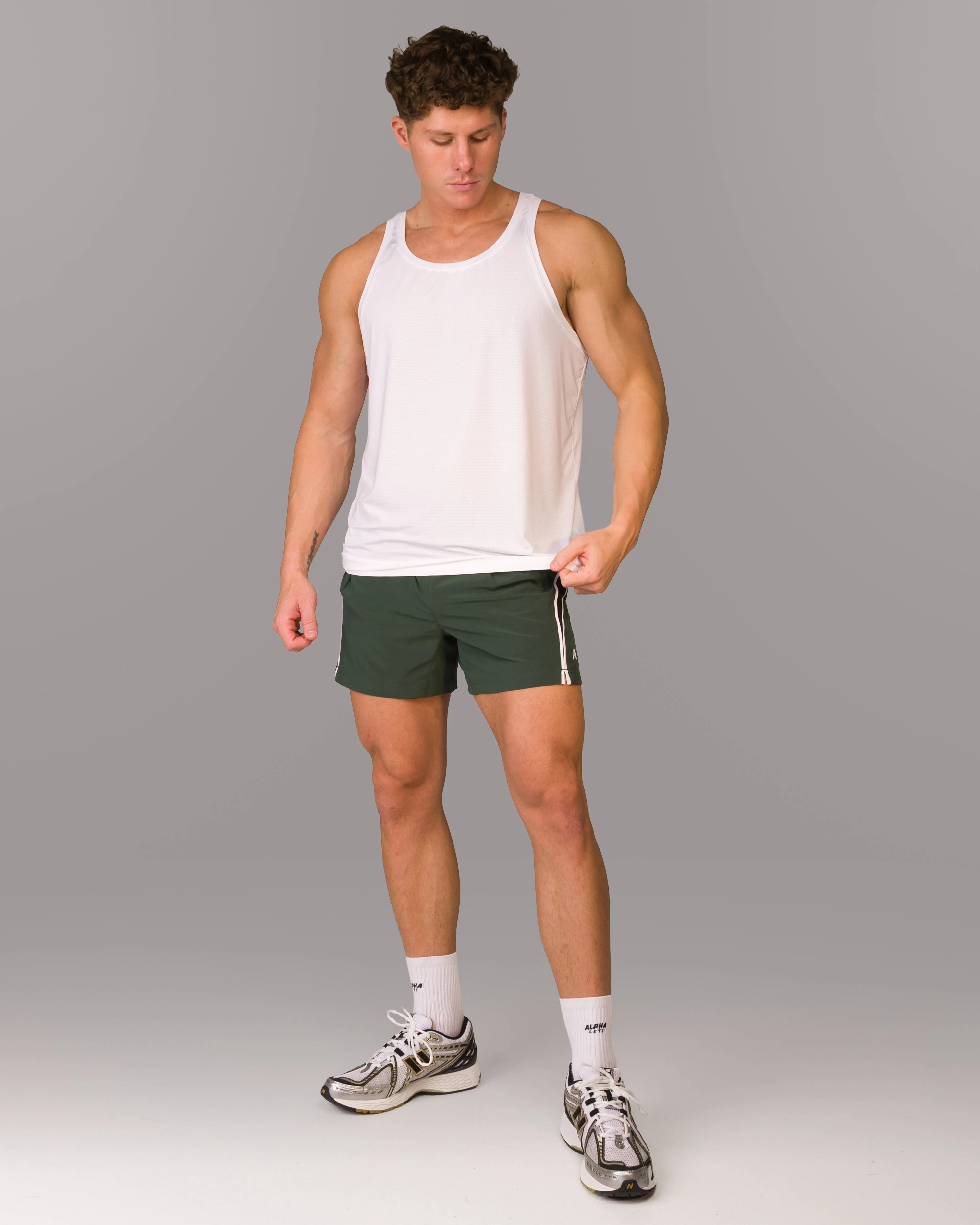 Dynamic Panel Short - Moss Alphalete Athletics