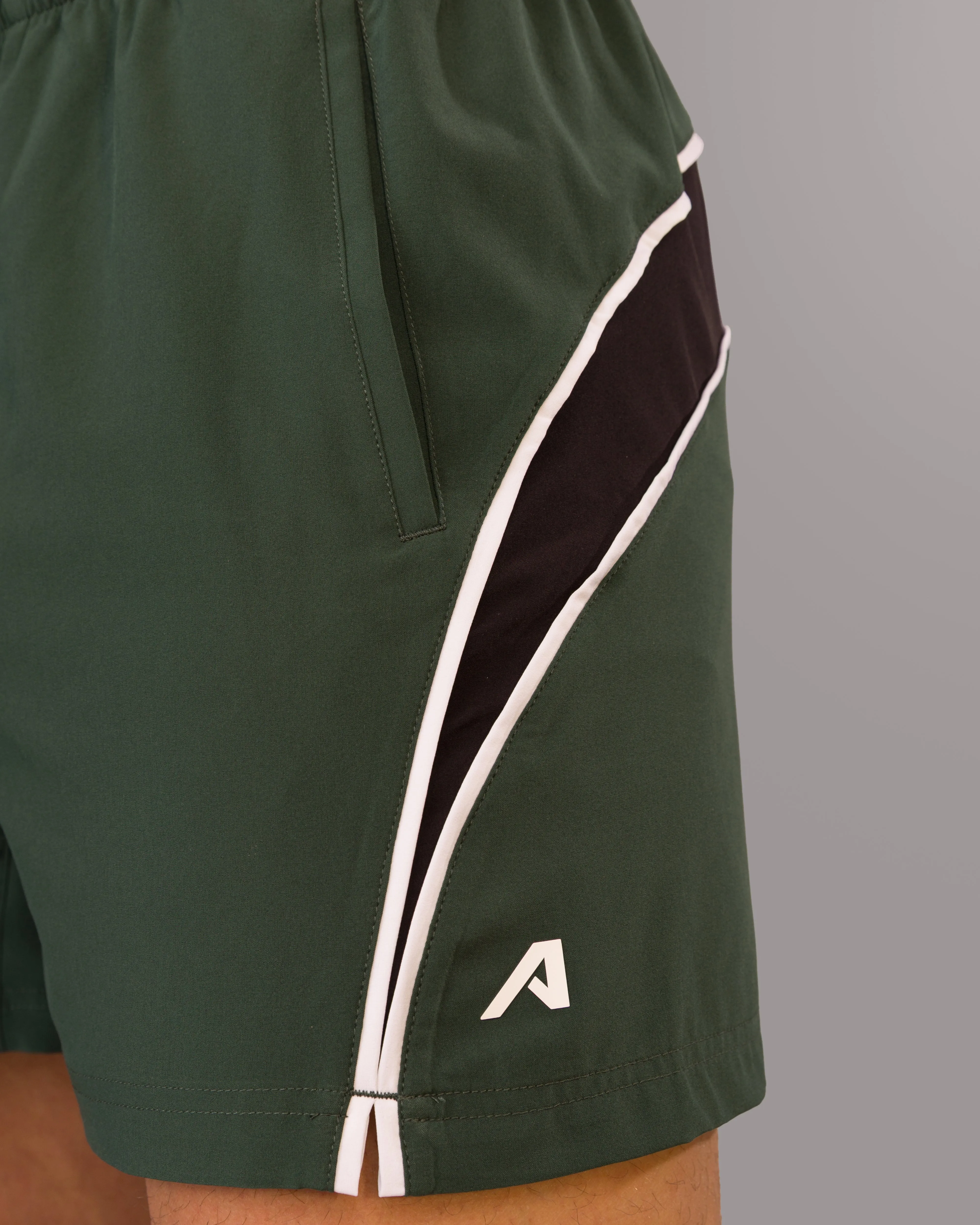 Dynamic Panel Short - Moss Alphalete Athletics