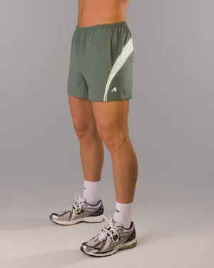 Dynamic Panel Short - Muted Sky Alphalete Athletics