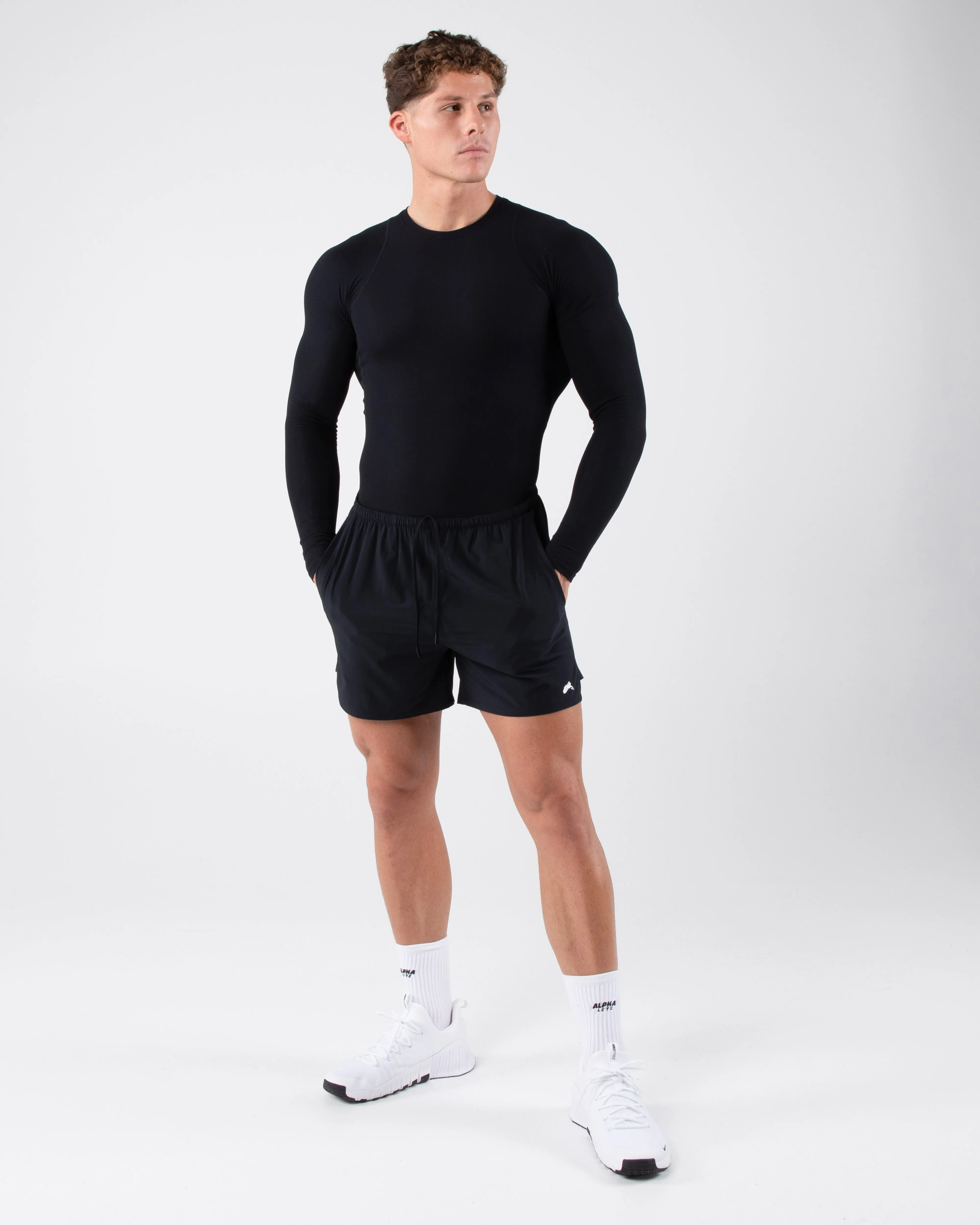 Dynamic Short - Black Alphalete Athletics