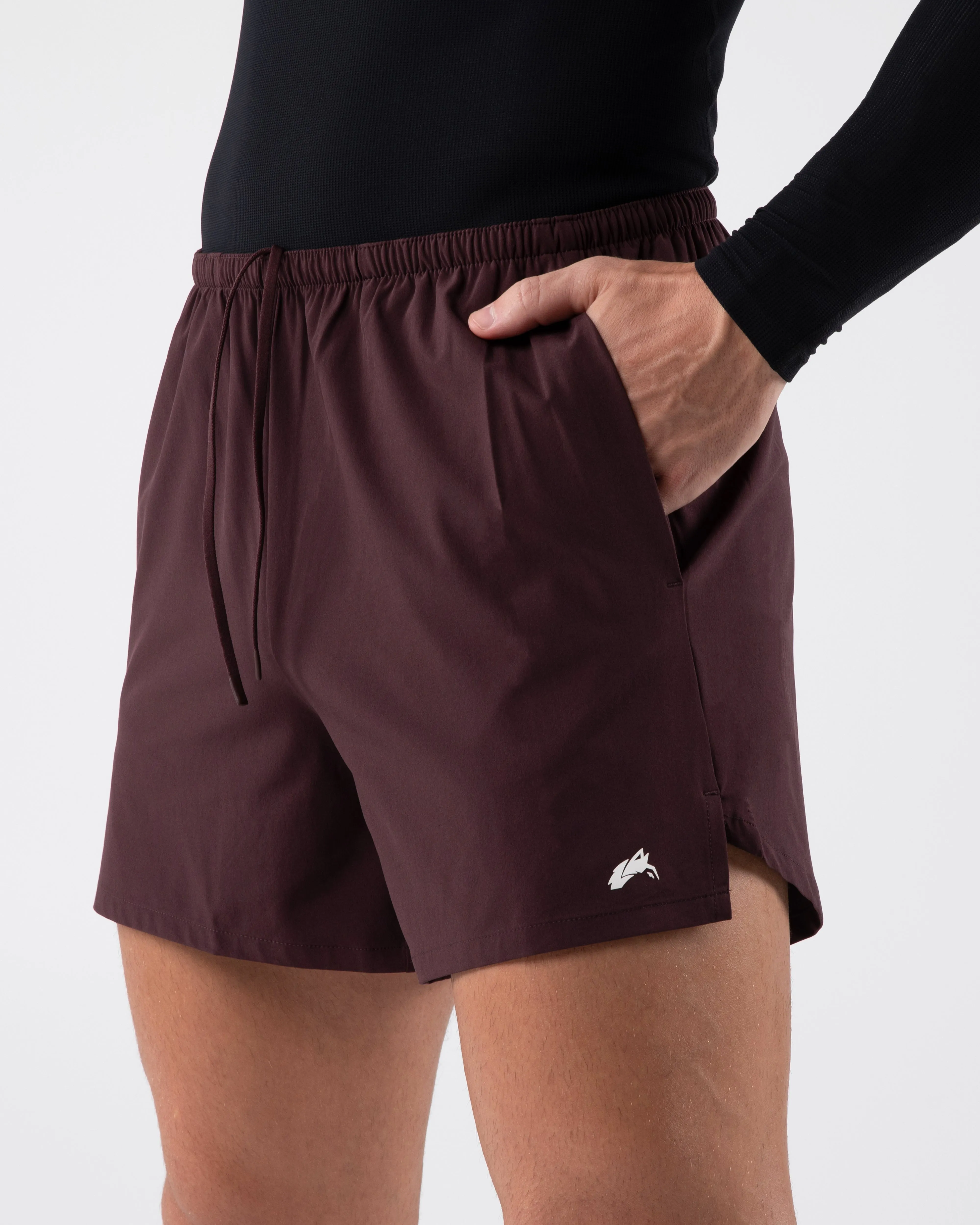 Dynamic Short - Deep Mauve Alphalete Athletics