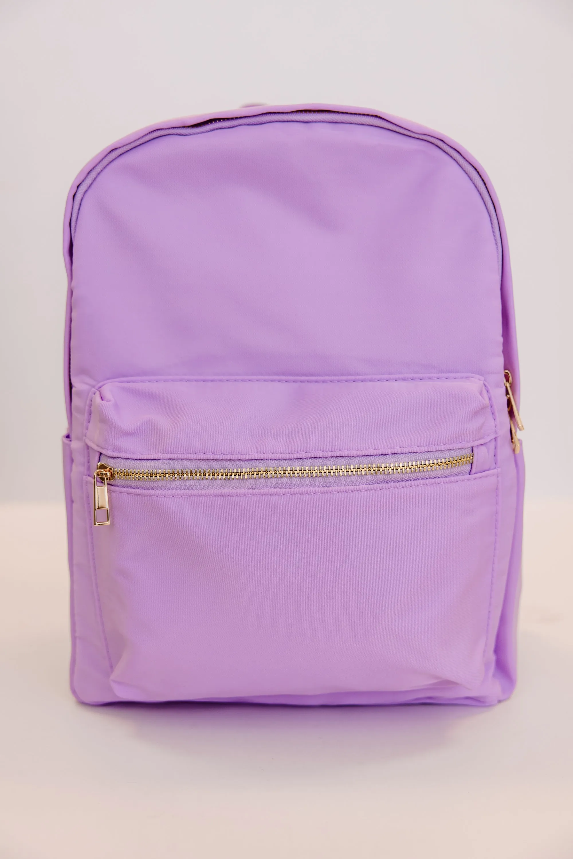 Easy Going Lilac Varsity Backpack