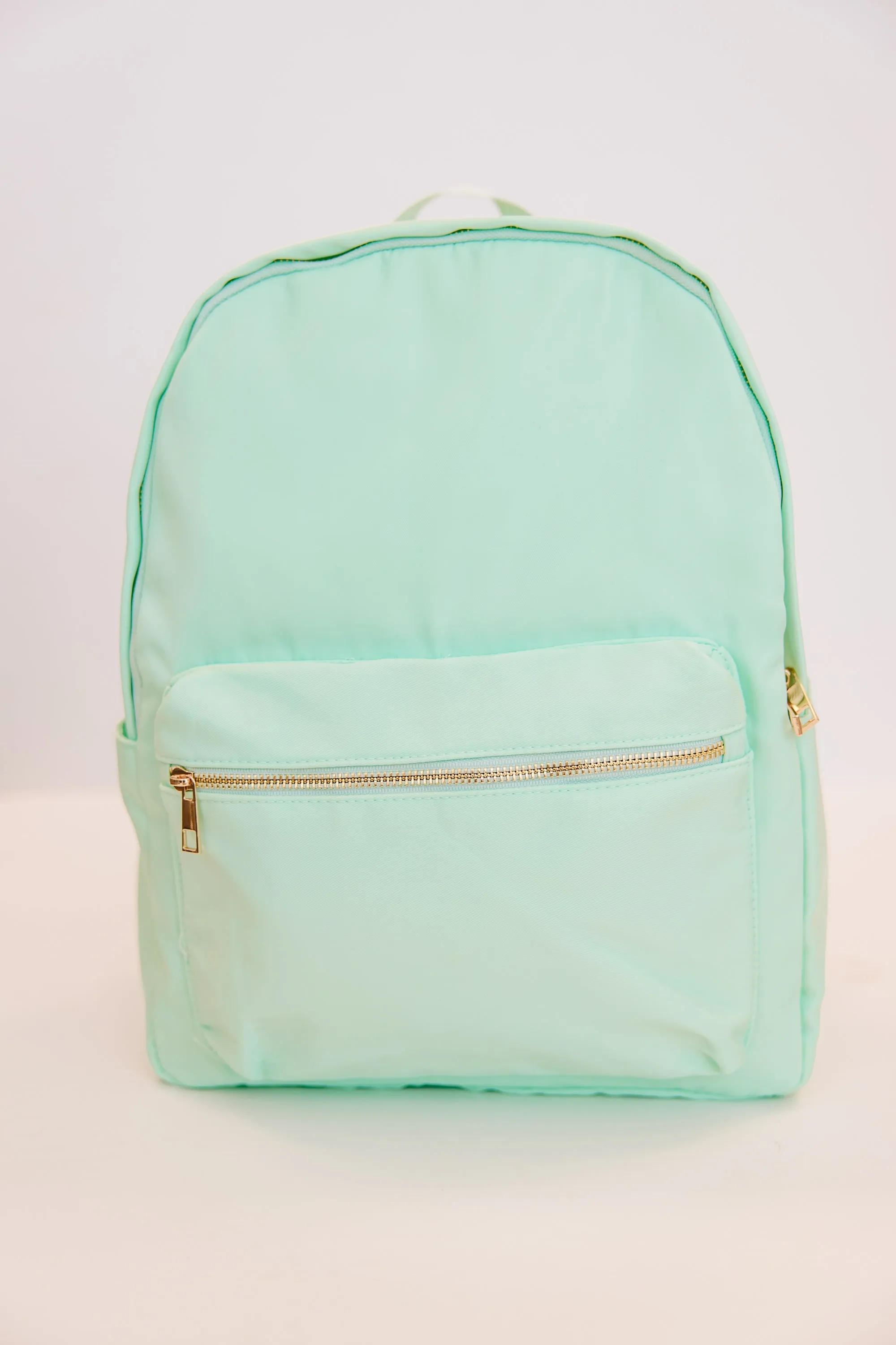 Easy Going Mint Varsity Backpack