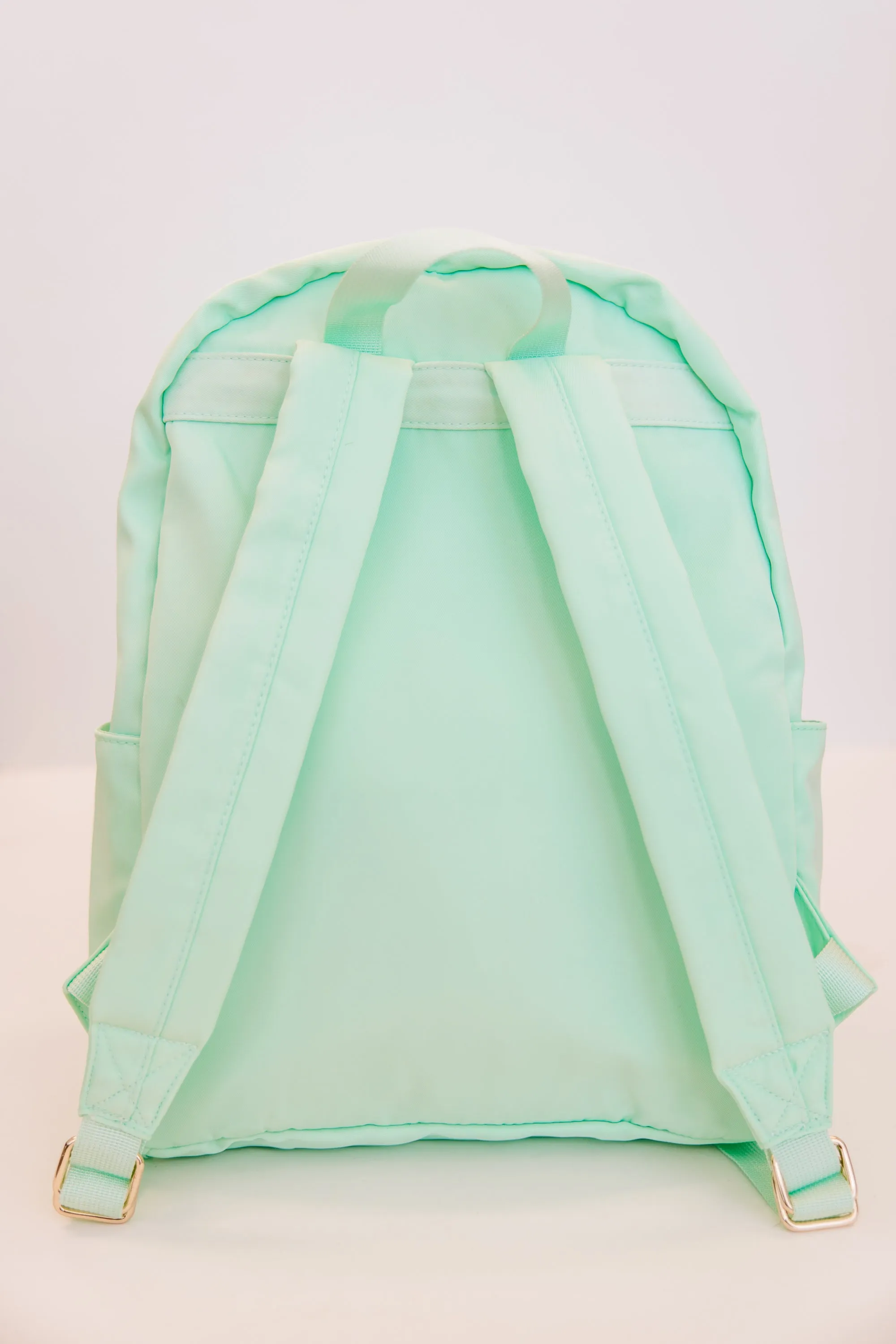 Easy Going Mint Varsity Backpack