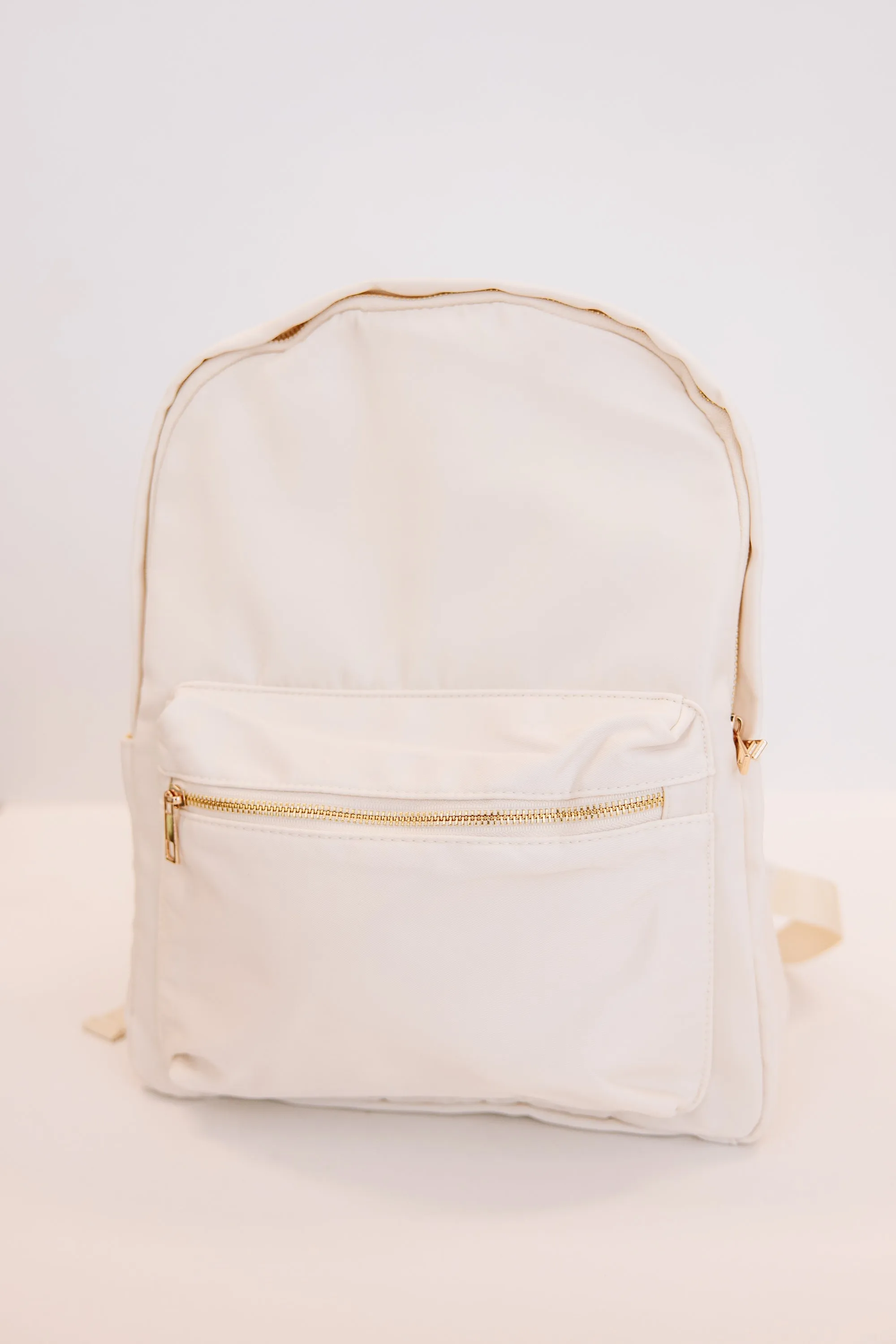 Easy Going Nude Varsity Backpack