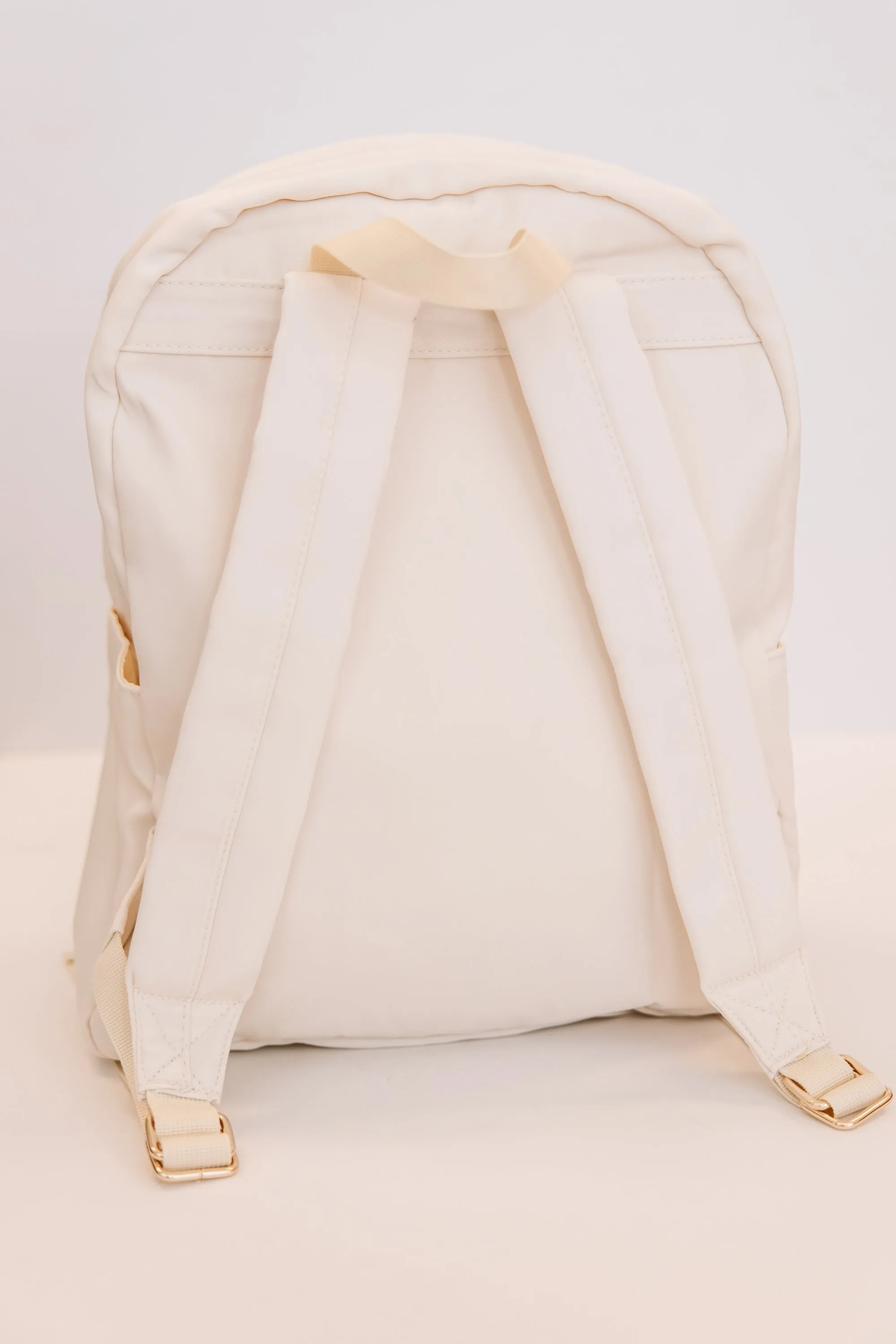 Easy Going Nude Varsity Backpack