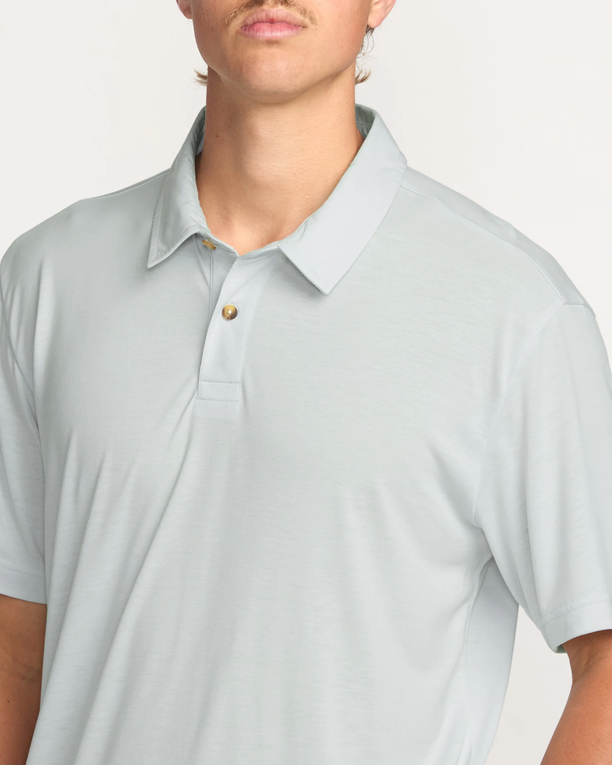 Eclipse Short Sleeve Polo Shirt - Ash Blue Billabong