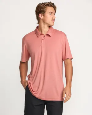 Eclipse Short Sleeve Polo Shirt - Dust Red Billabong
