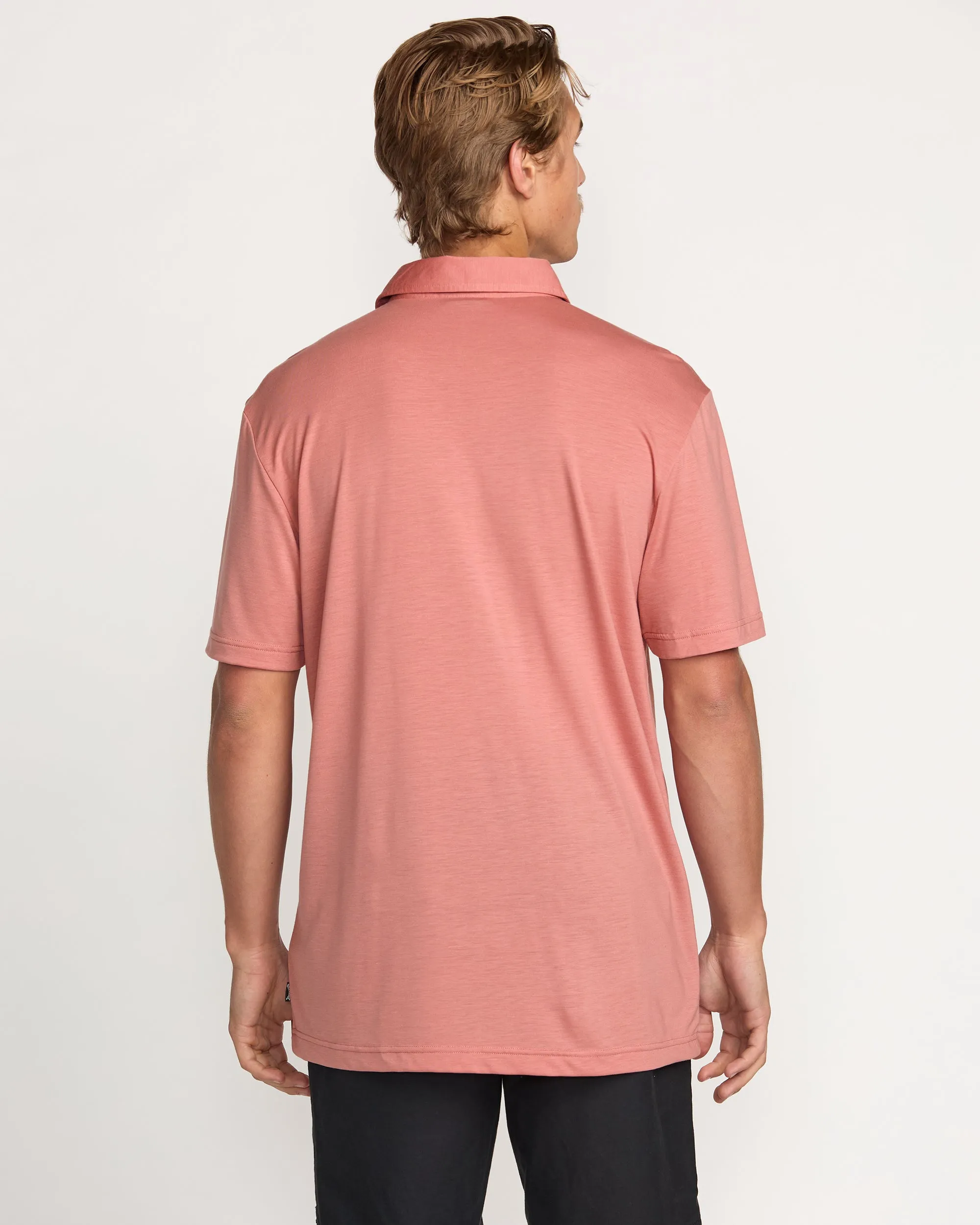 Eclipse Short Sleeve Polo Shirt - Dust Red Billabong