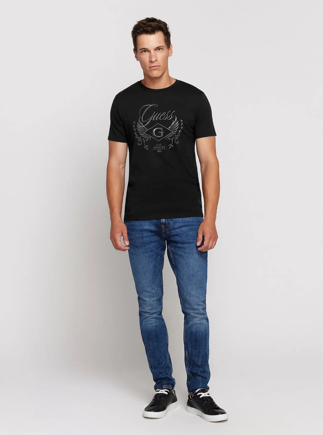Eco Black Short Sleeve T-Shirt Guess