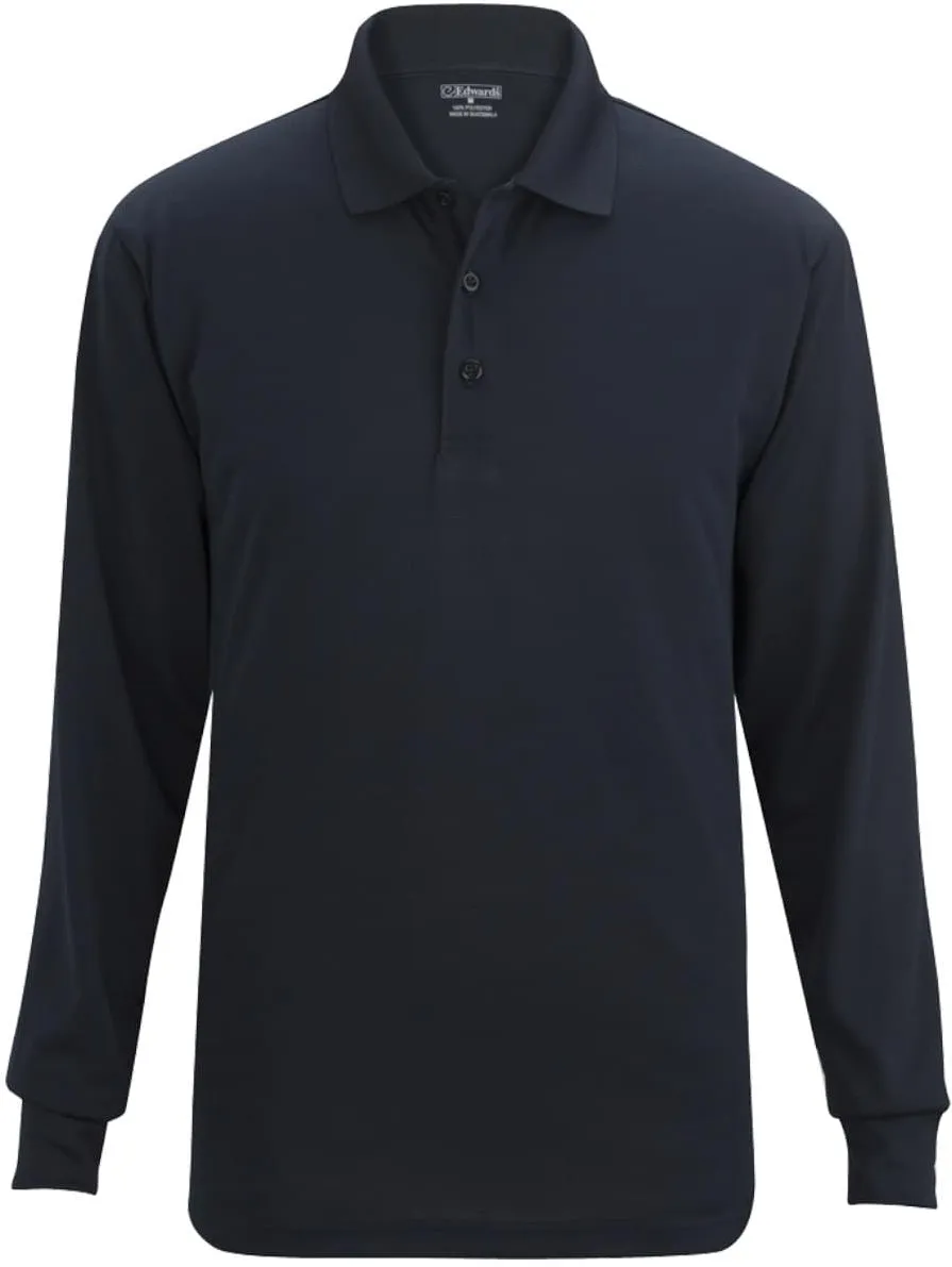 Edwards Unisex Snag Proof Long Sleeve Polo
