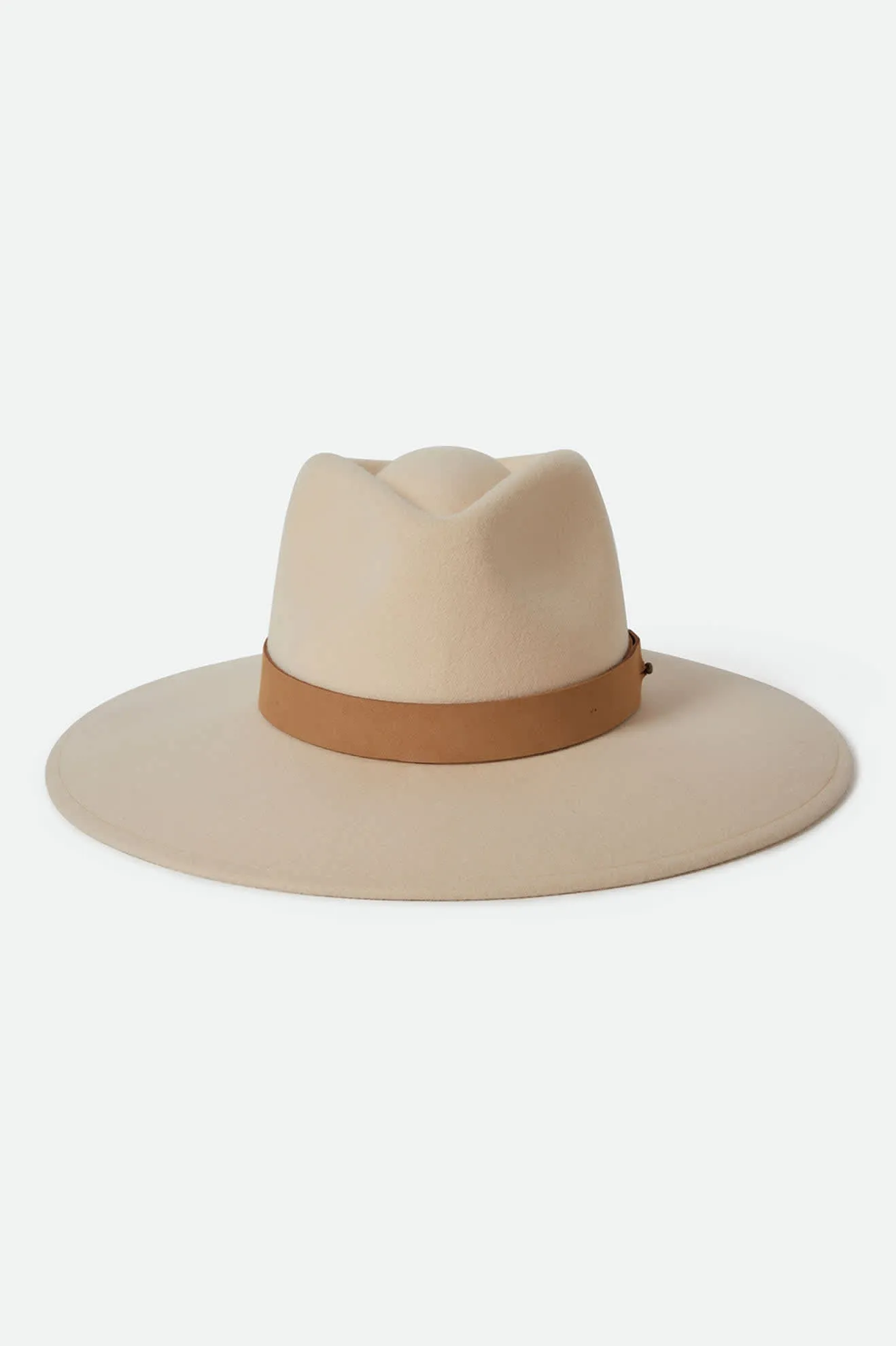 Eleanor Felt Packable Hat - Macadamia Brixton